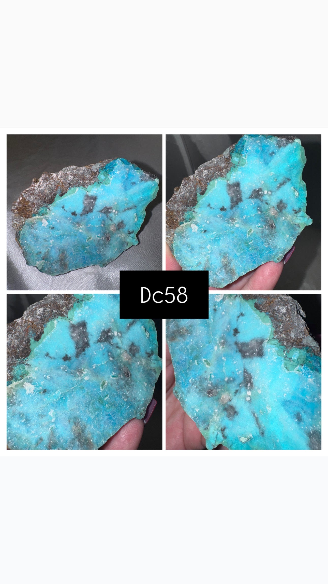 Blue Chrysocolla Specimen