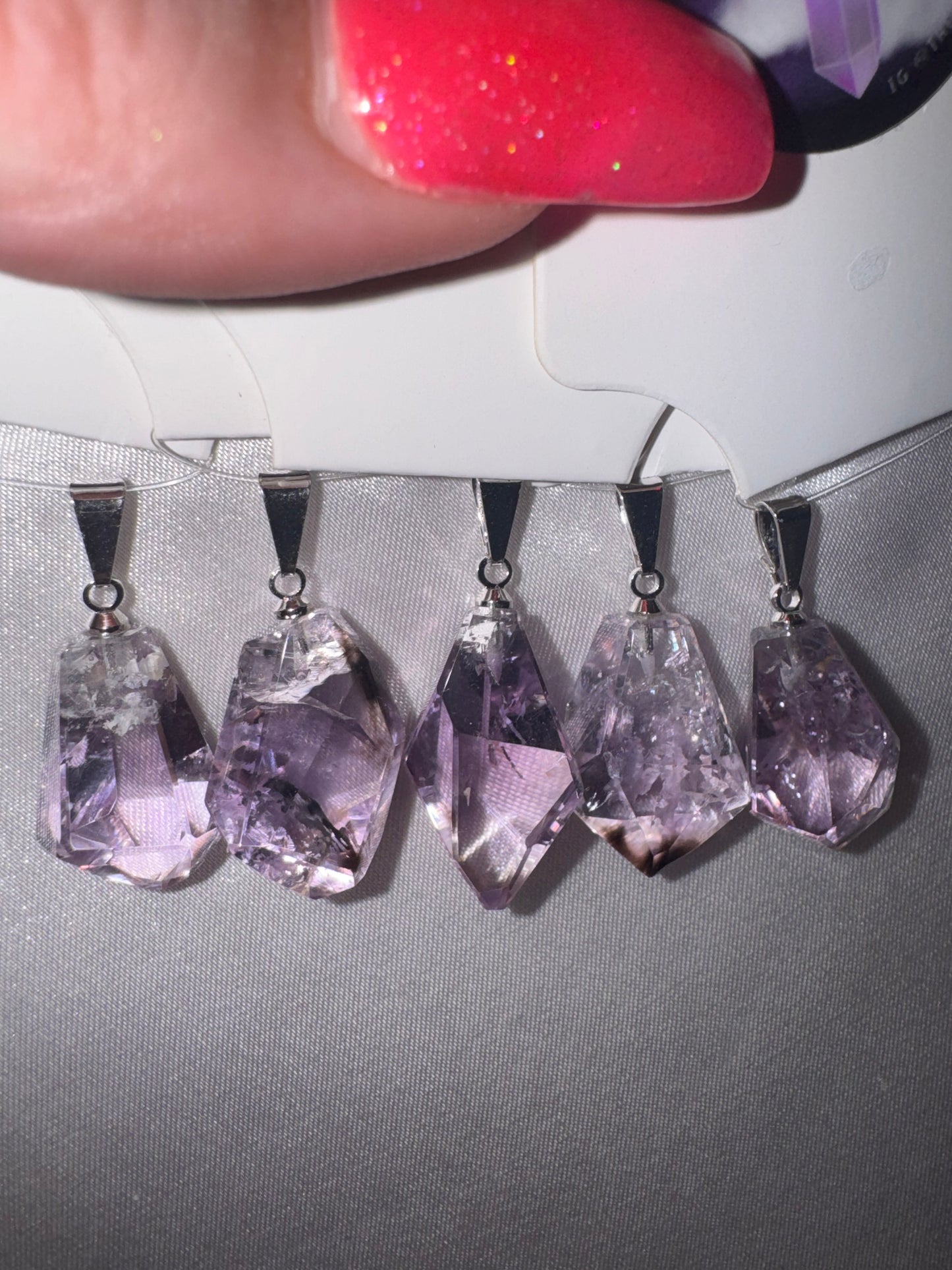 Rose De France Amethyst AAA 925 Pendant