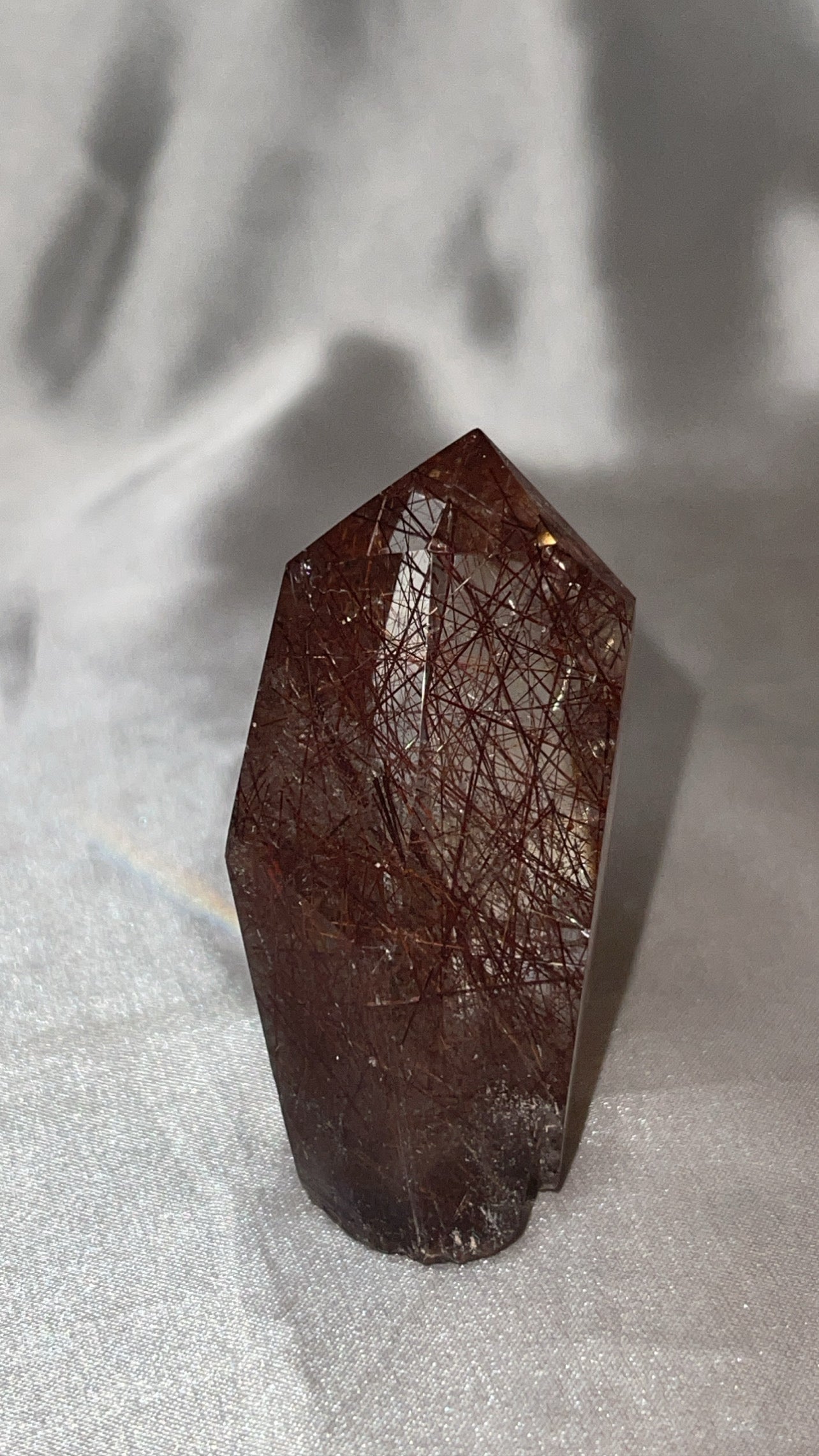Rare Red Rutile AAA Polished Point