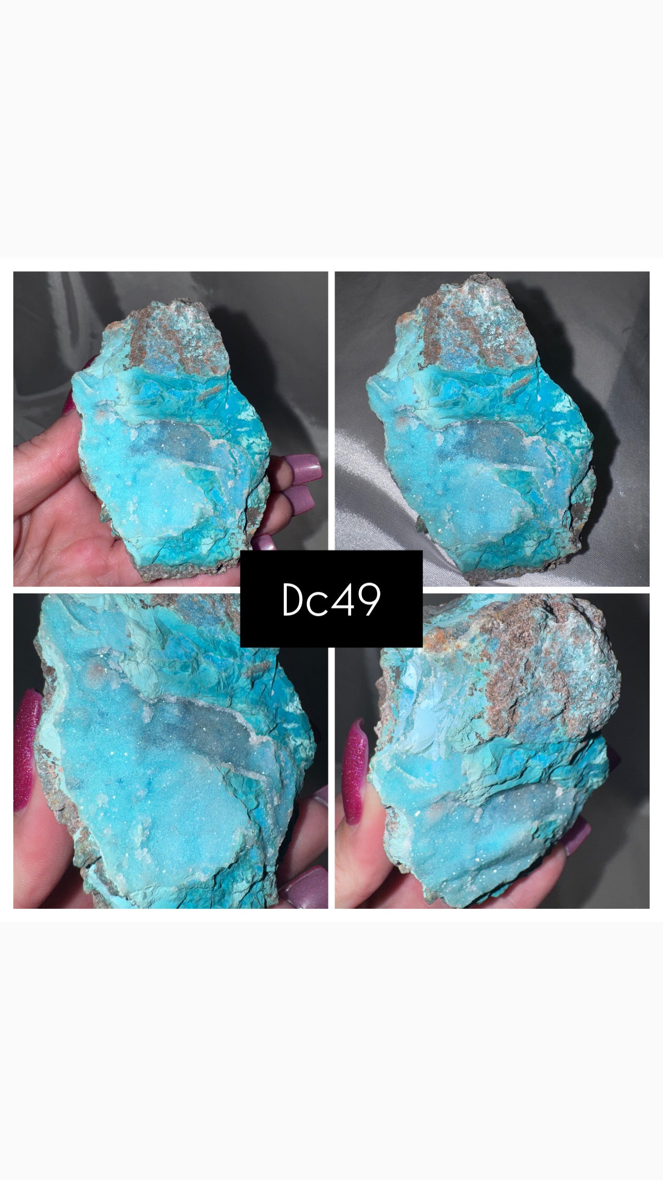 Blue Chrysocolla Specimen