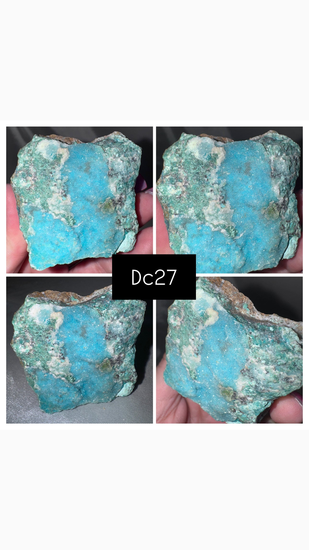 Blue Chrysocolla Specimen
