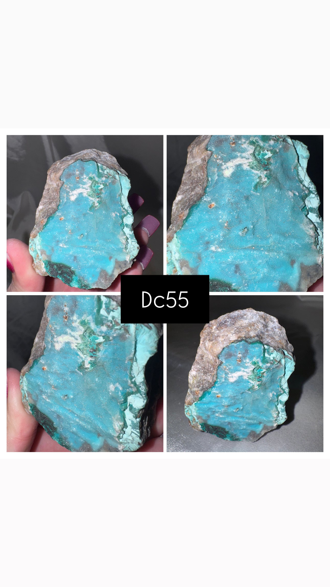 Blue Chrysocolla Specimen