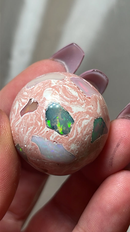 Mexican Fire Opal AAA Sphere