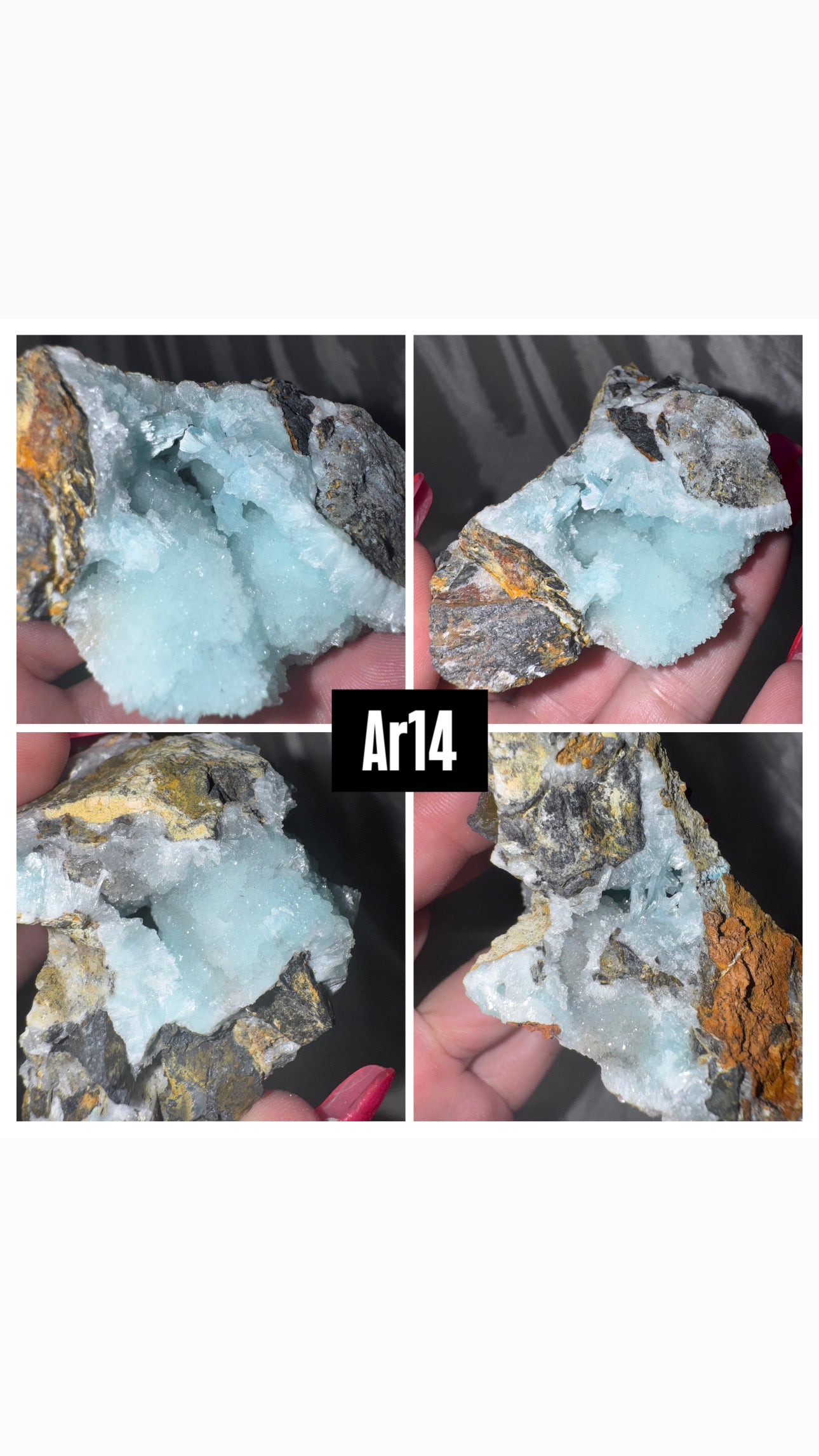 Blue Aragonite AAA Specimen