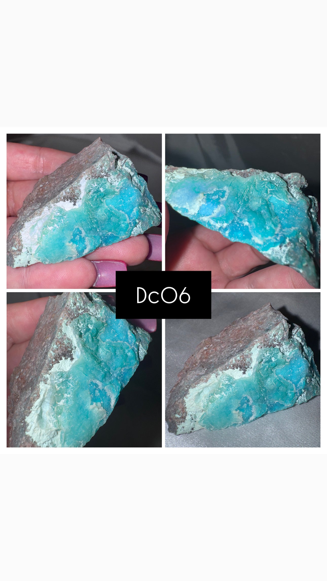 Blue Chrysocolla Specimen