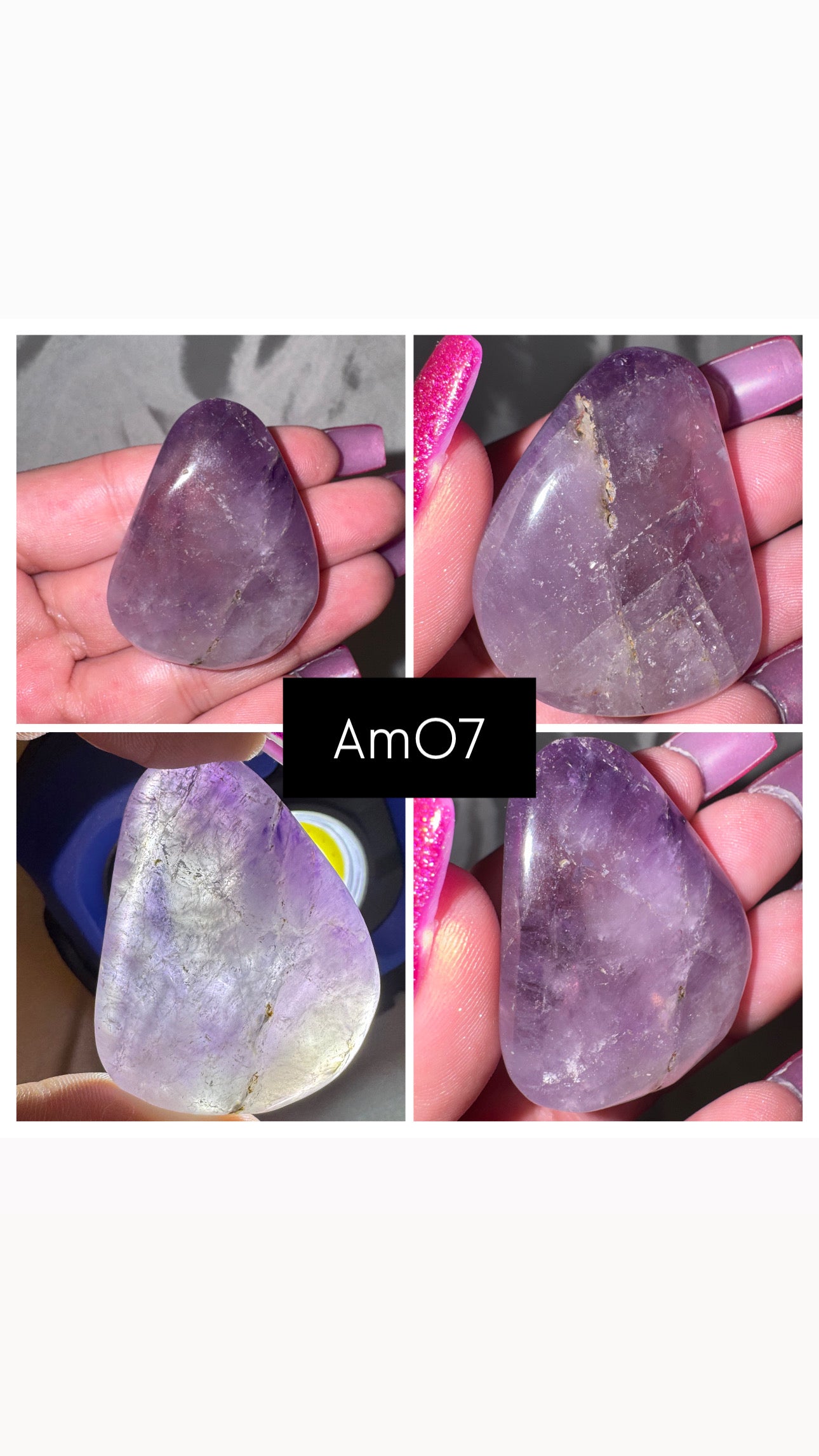 Phantom Amethyst AA Palmstone