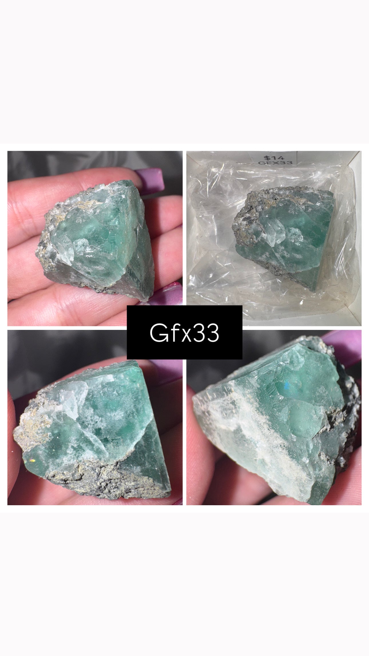 Green Cubic Fluorite Specimen