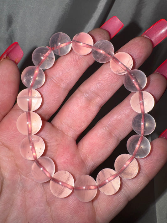 Rose Quartz AAA 12mm Bracelet (last one!)