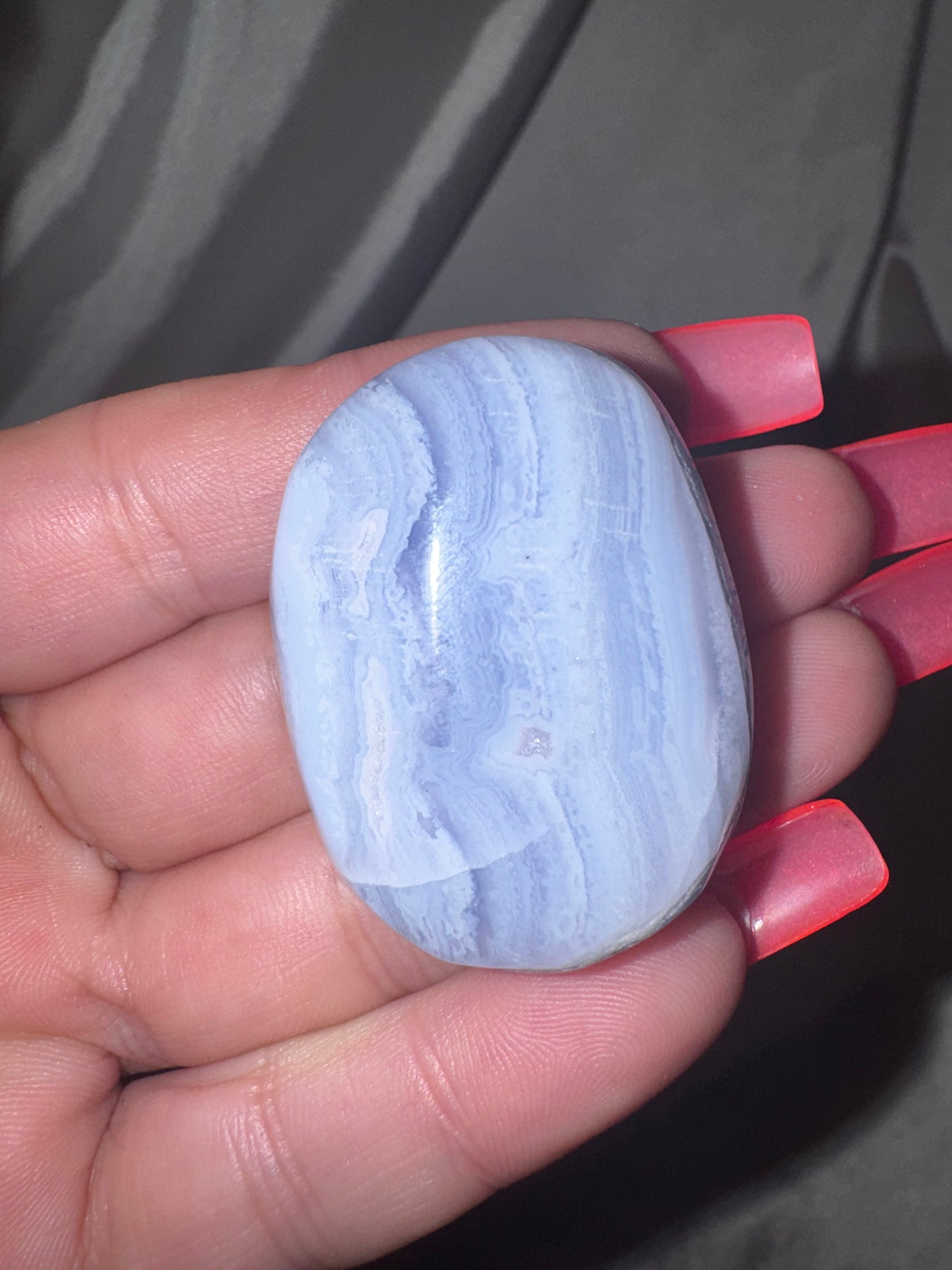 Blue Lace Agate Palmstone (last one!)