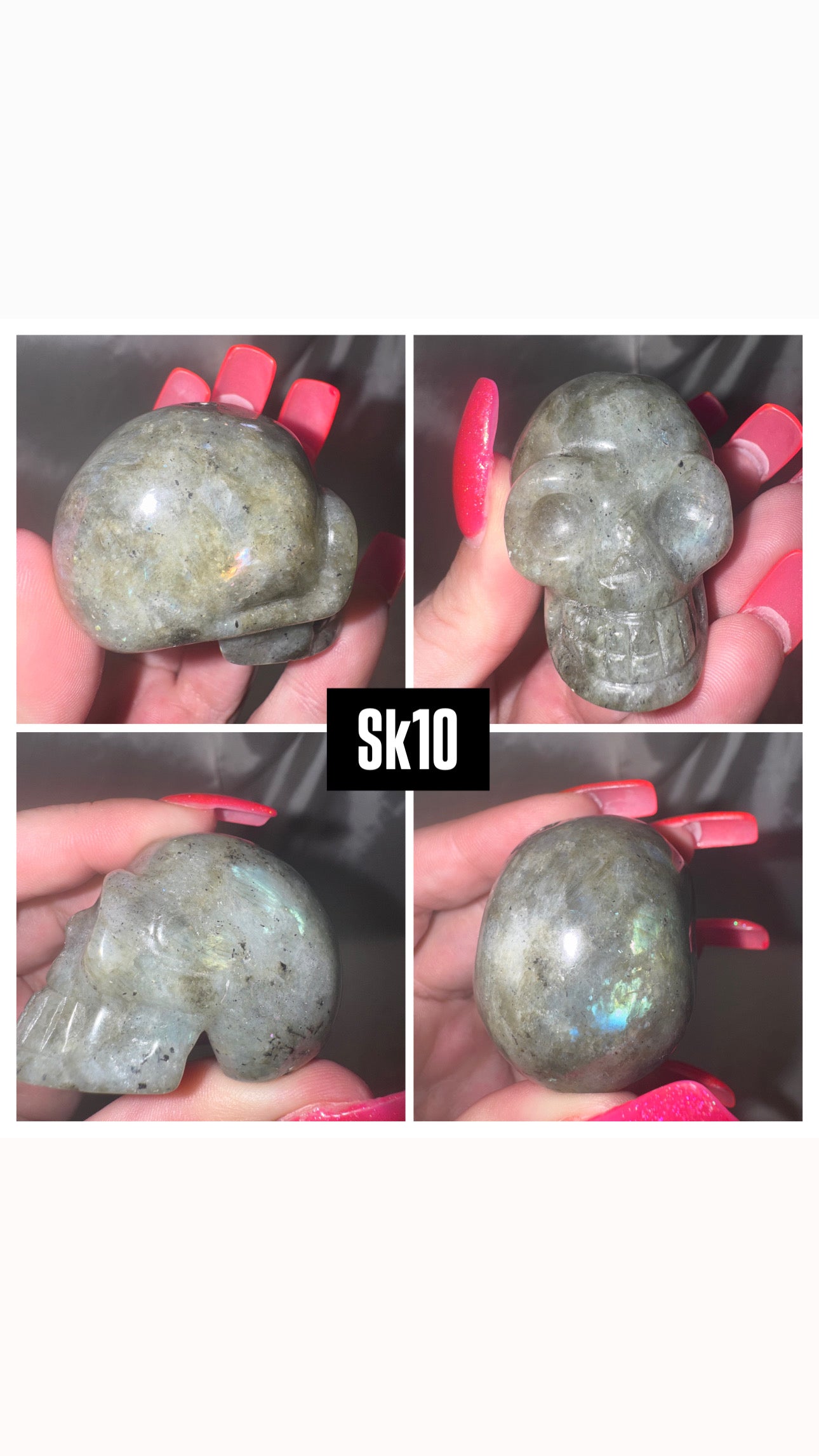 Labradorite Skull