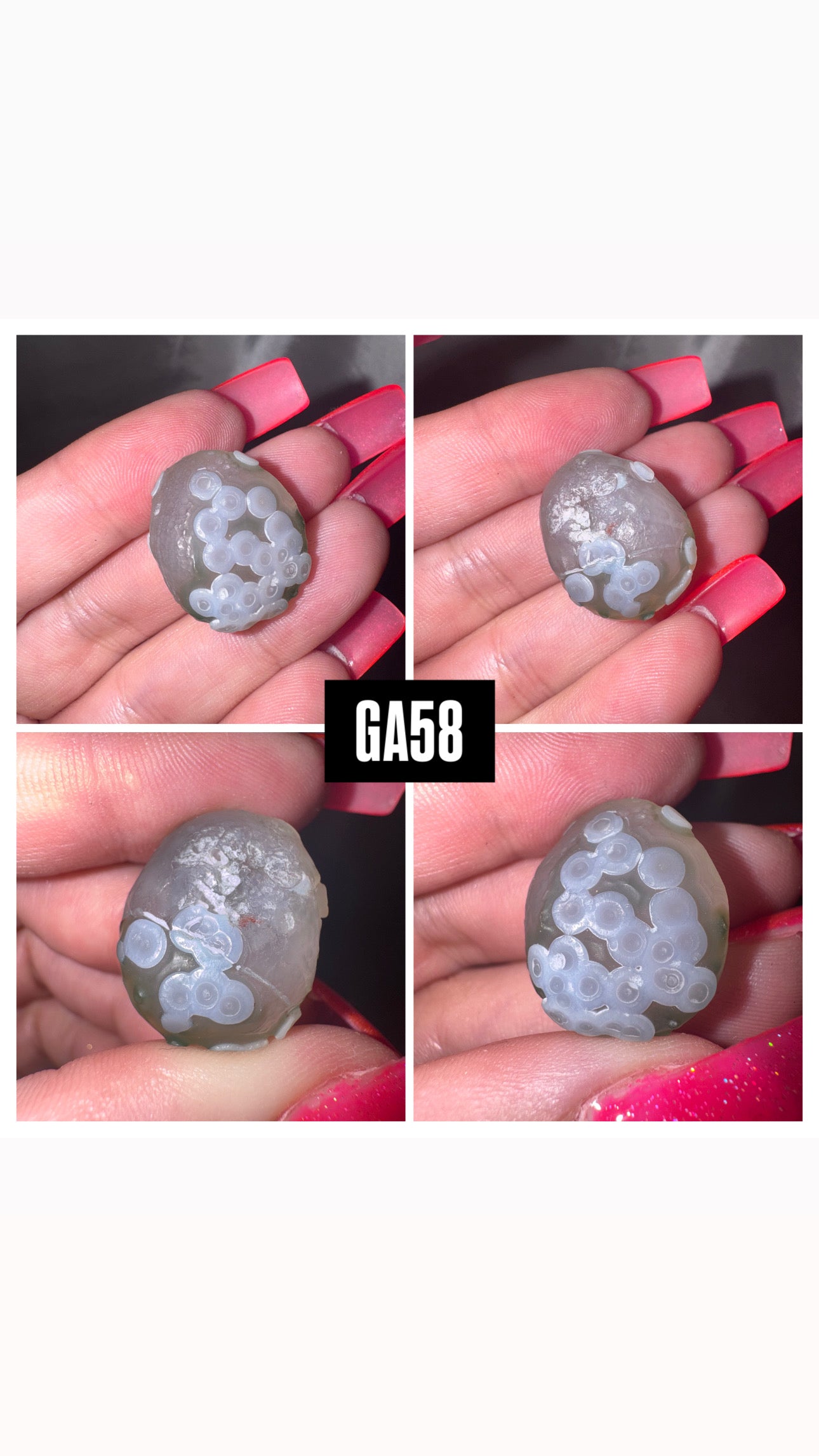 Gobi Desert Agate Green Pebble