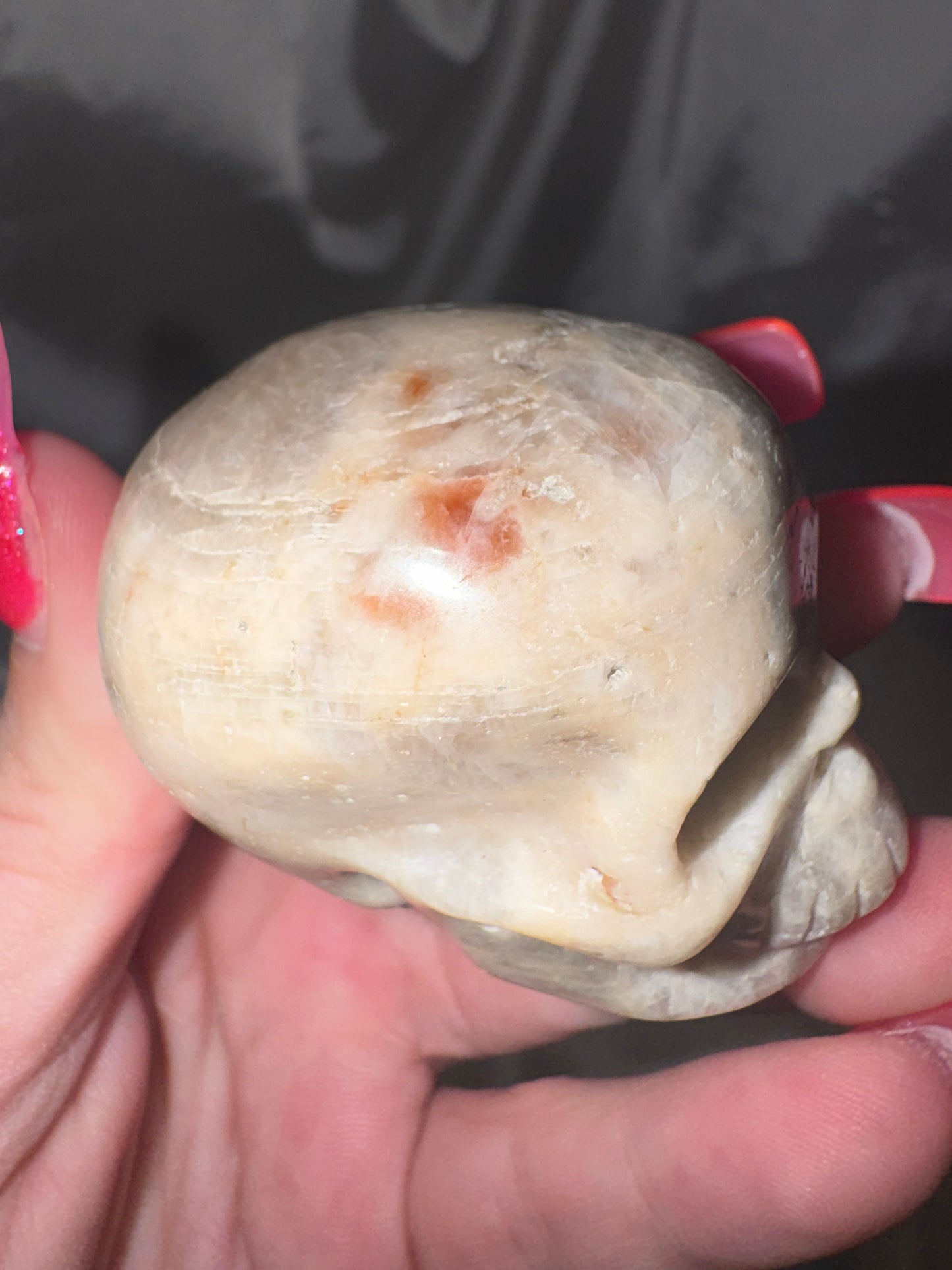 Sunstone Moonstone Skull (Last one!)
