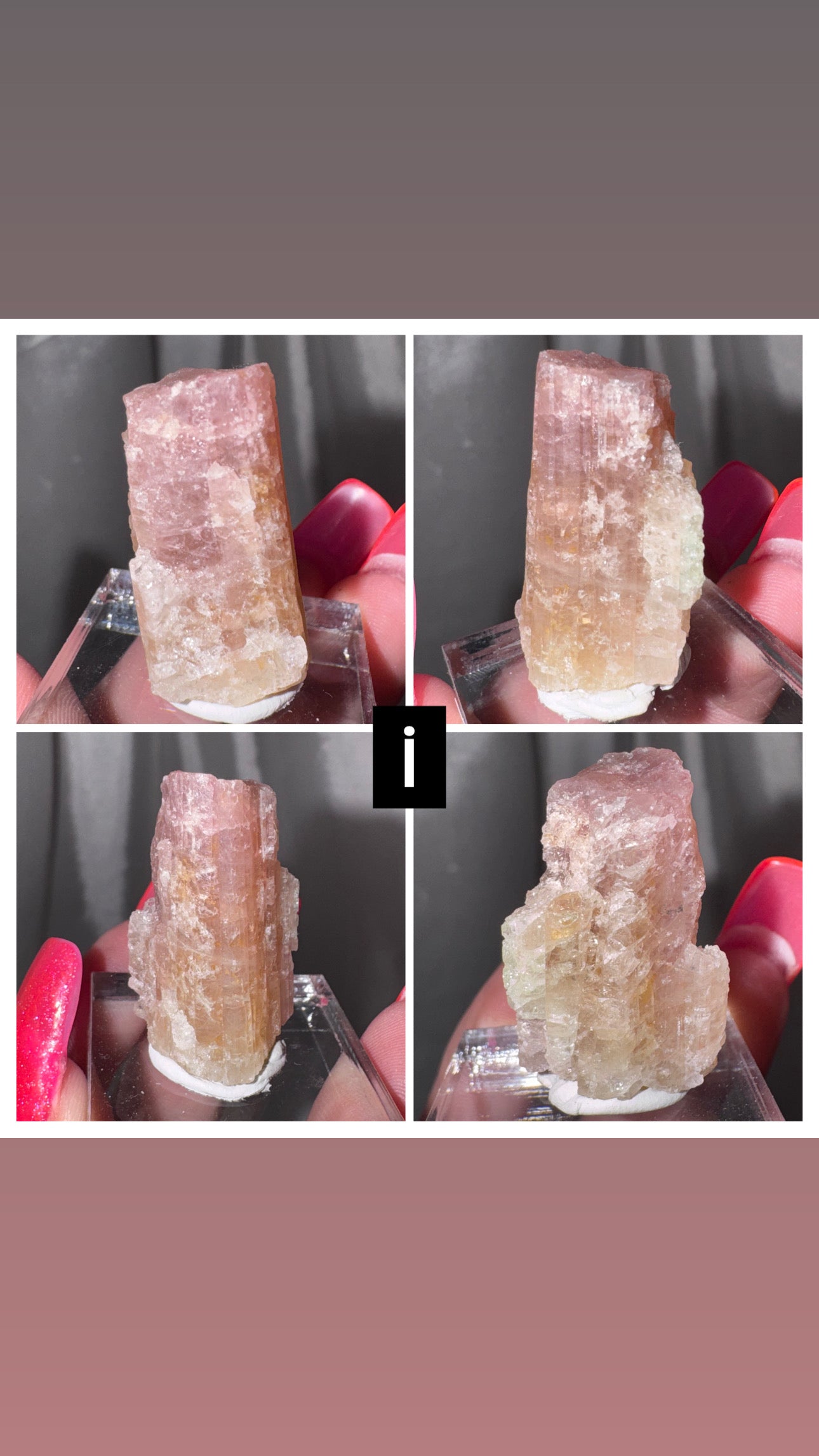 Watermelon Tourmaline Raw Specimen