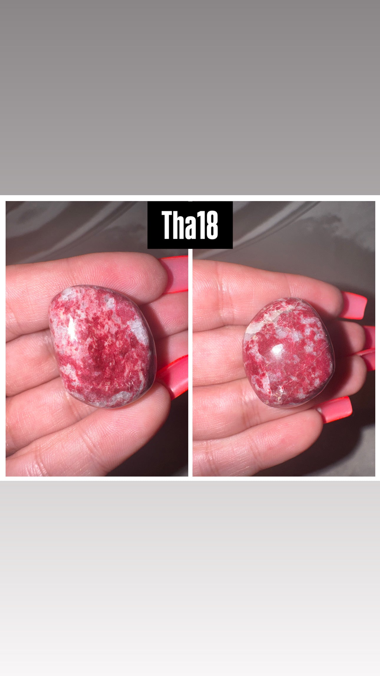 Thulite Polished Piece