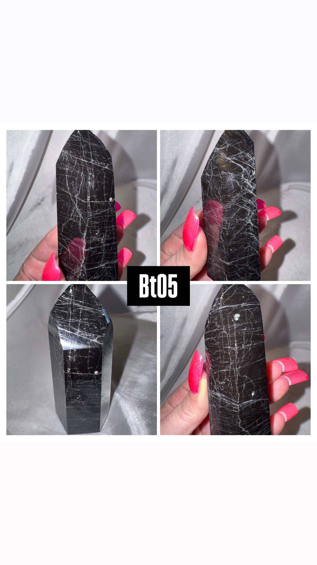 Black Tourmaline Large Tower