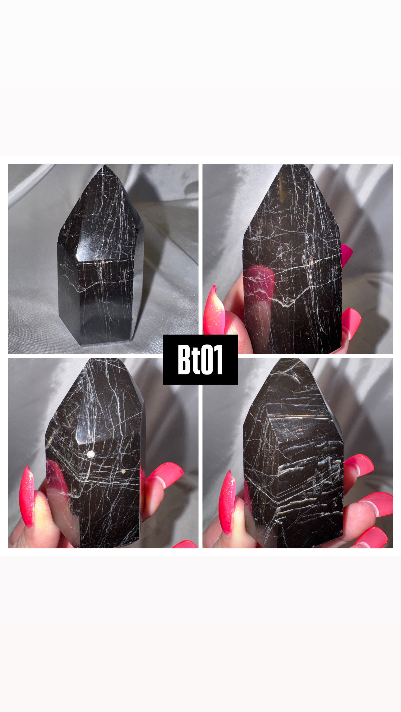 Black Tourmaline Large Tower