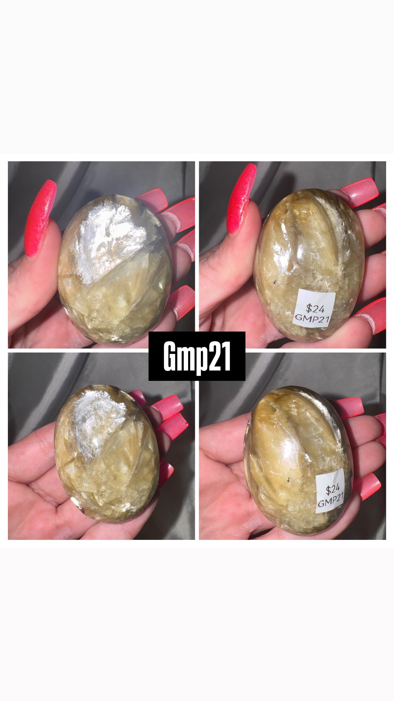 Golden Mica Muscovite Palmstone