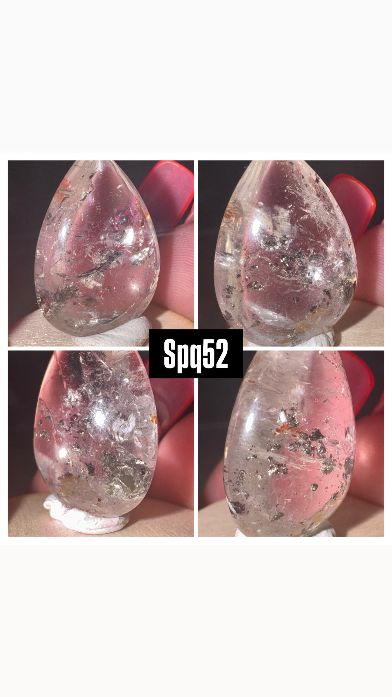 Pyrite Included Quartz-Super Rare