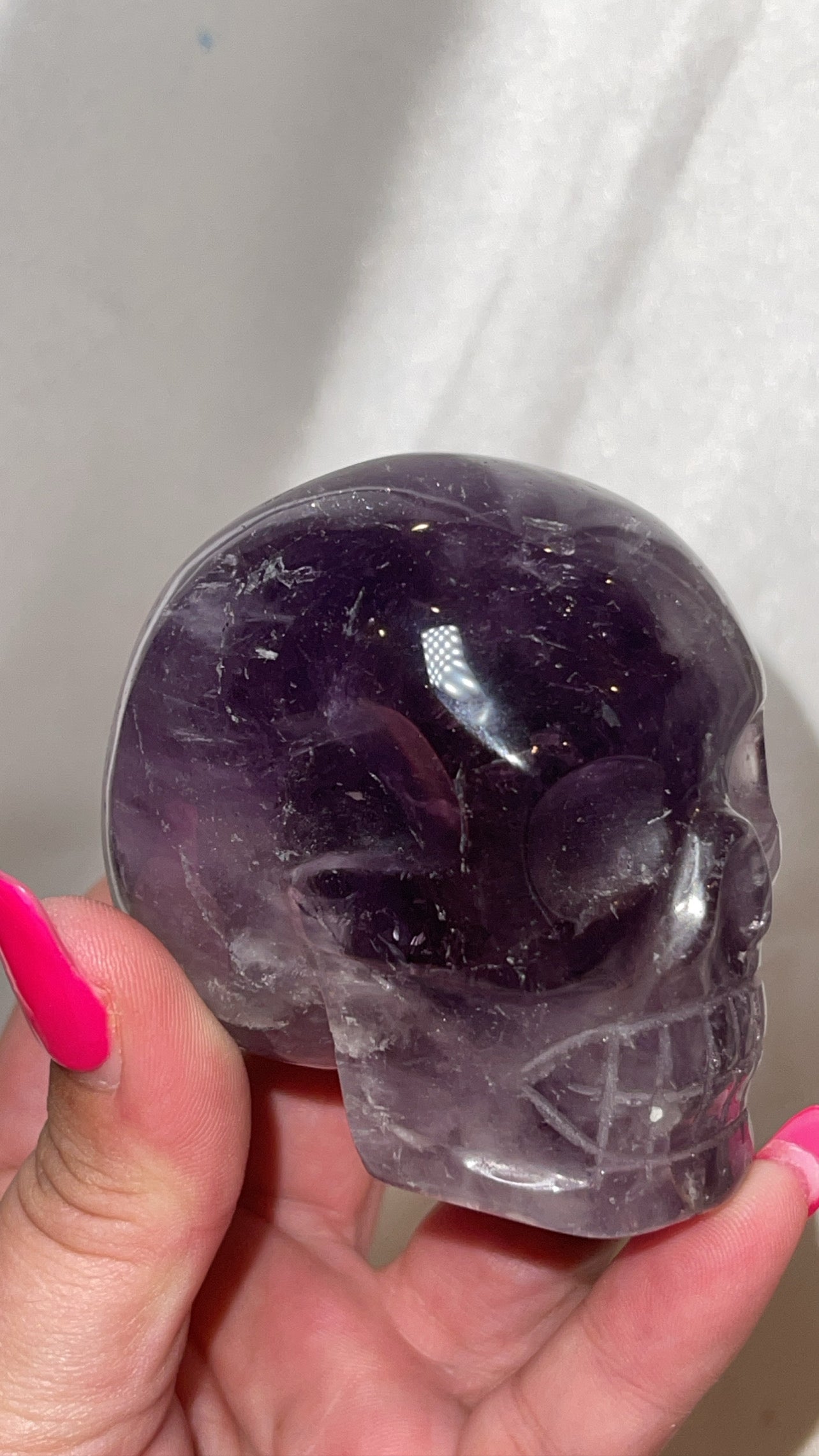 Amethyst AA Master Carved Skull