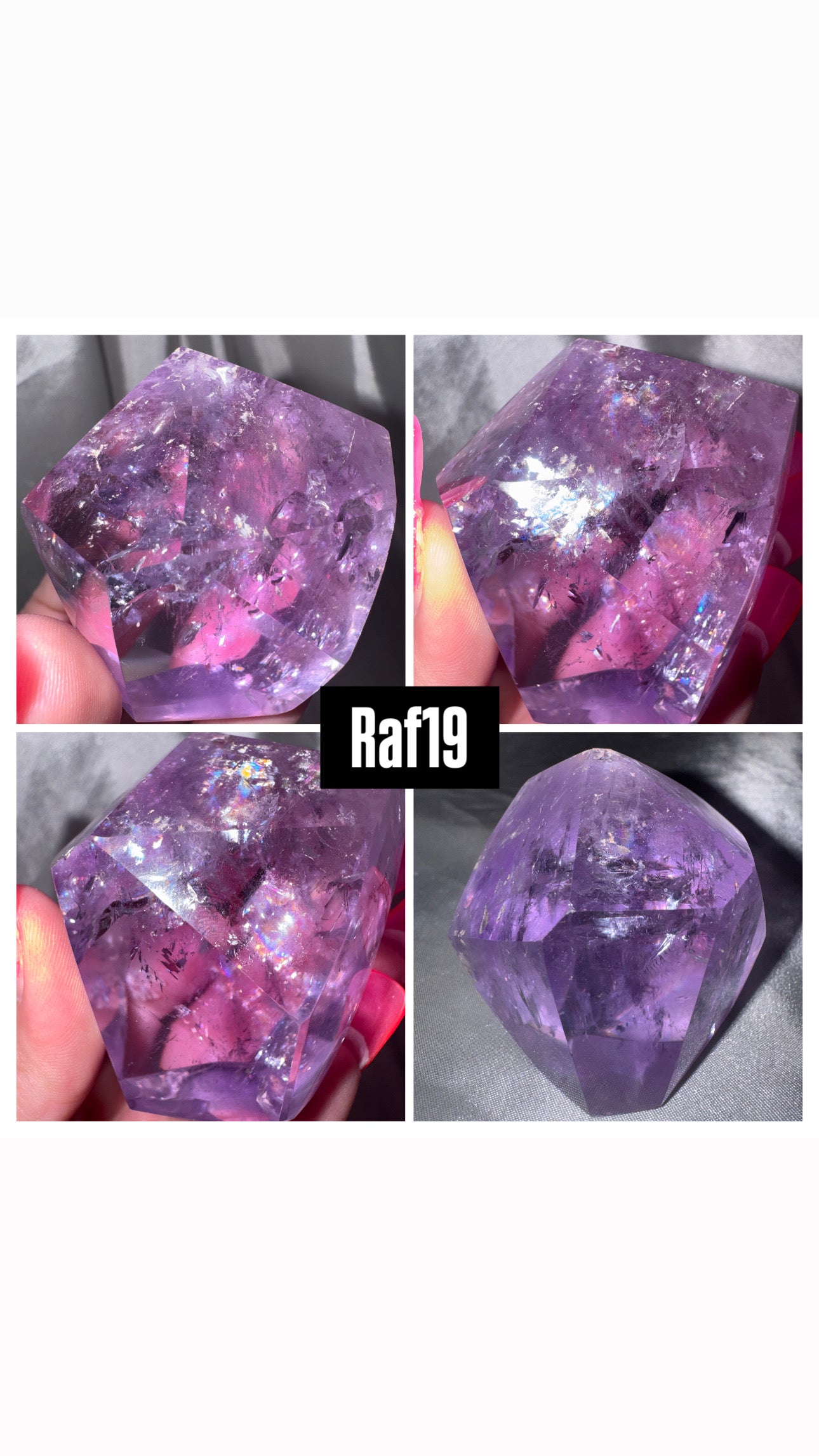 Rainbow Ametrine AAA Freeform Point