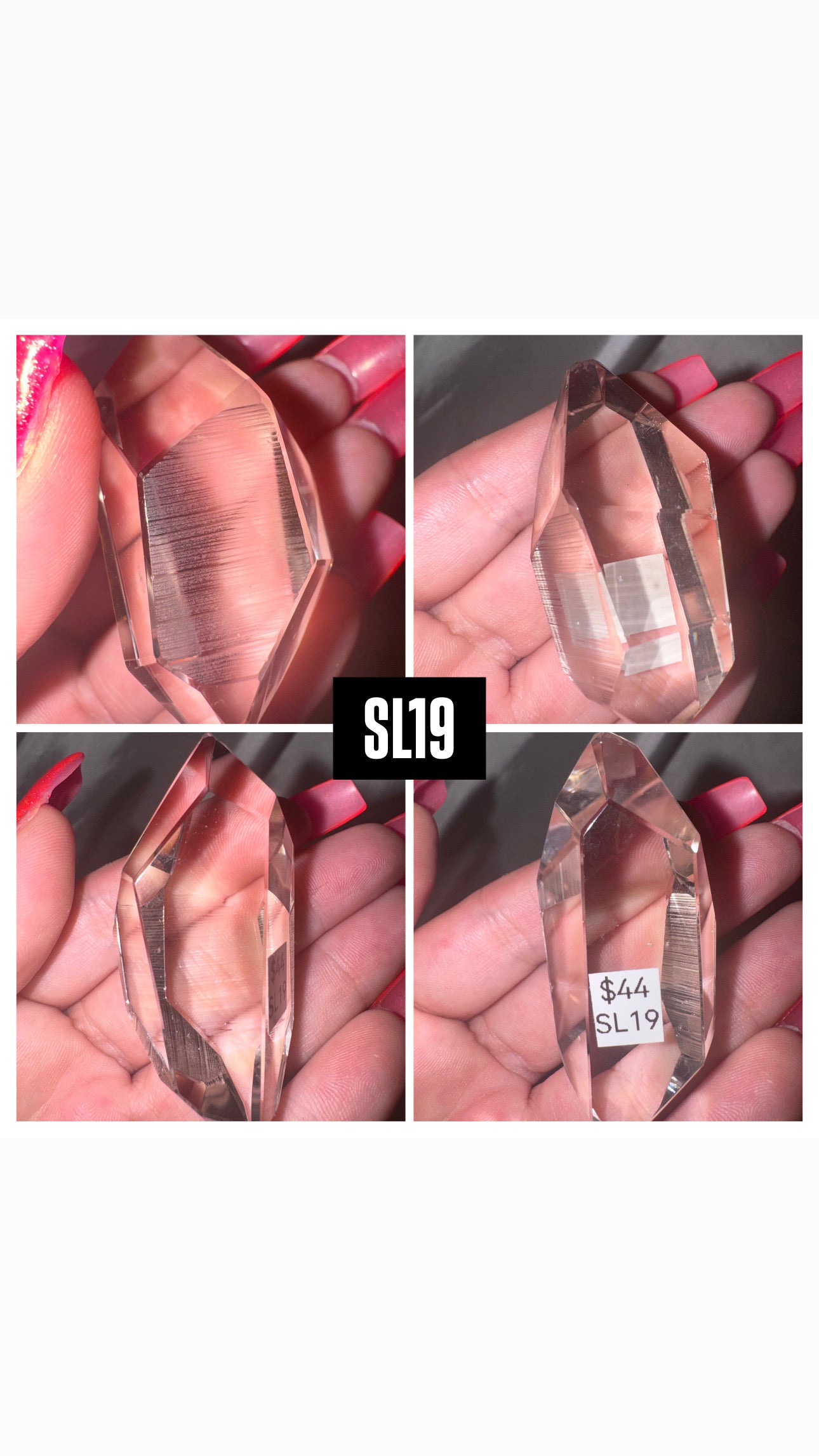 Smoky Lemurian AAA Semi Polished Point