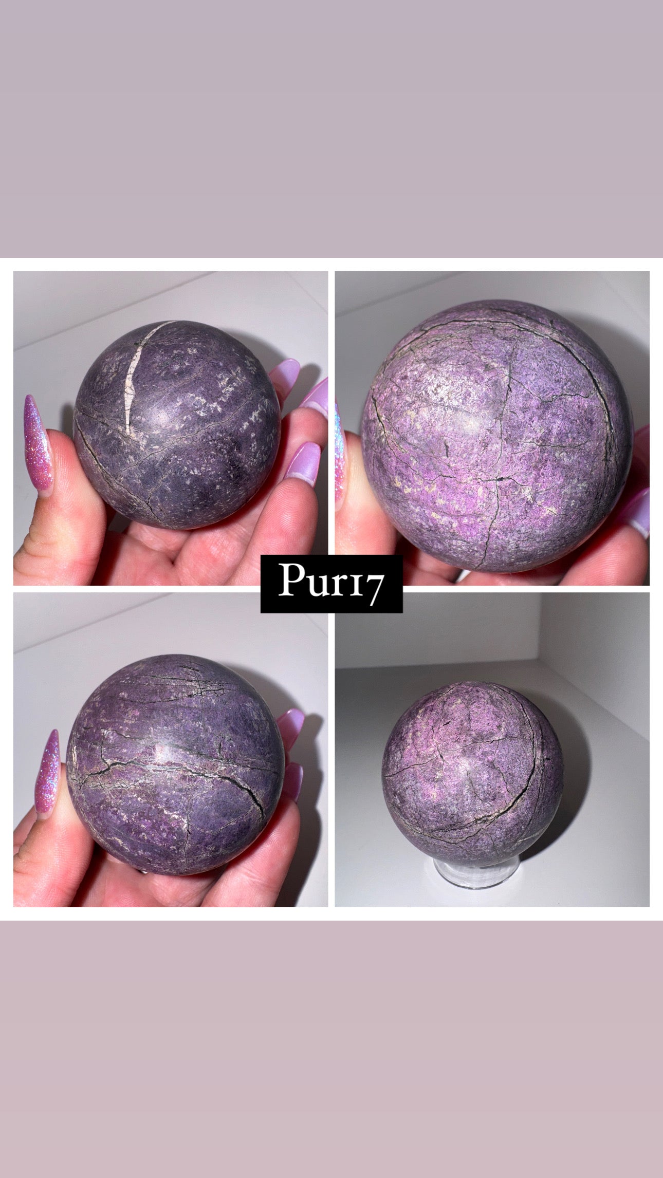 Purpurite Sphere