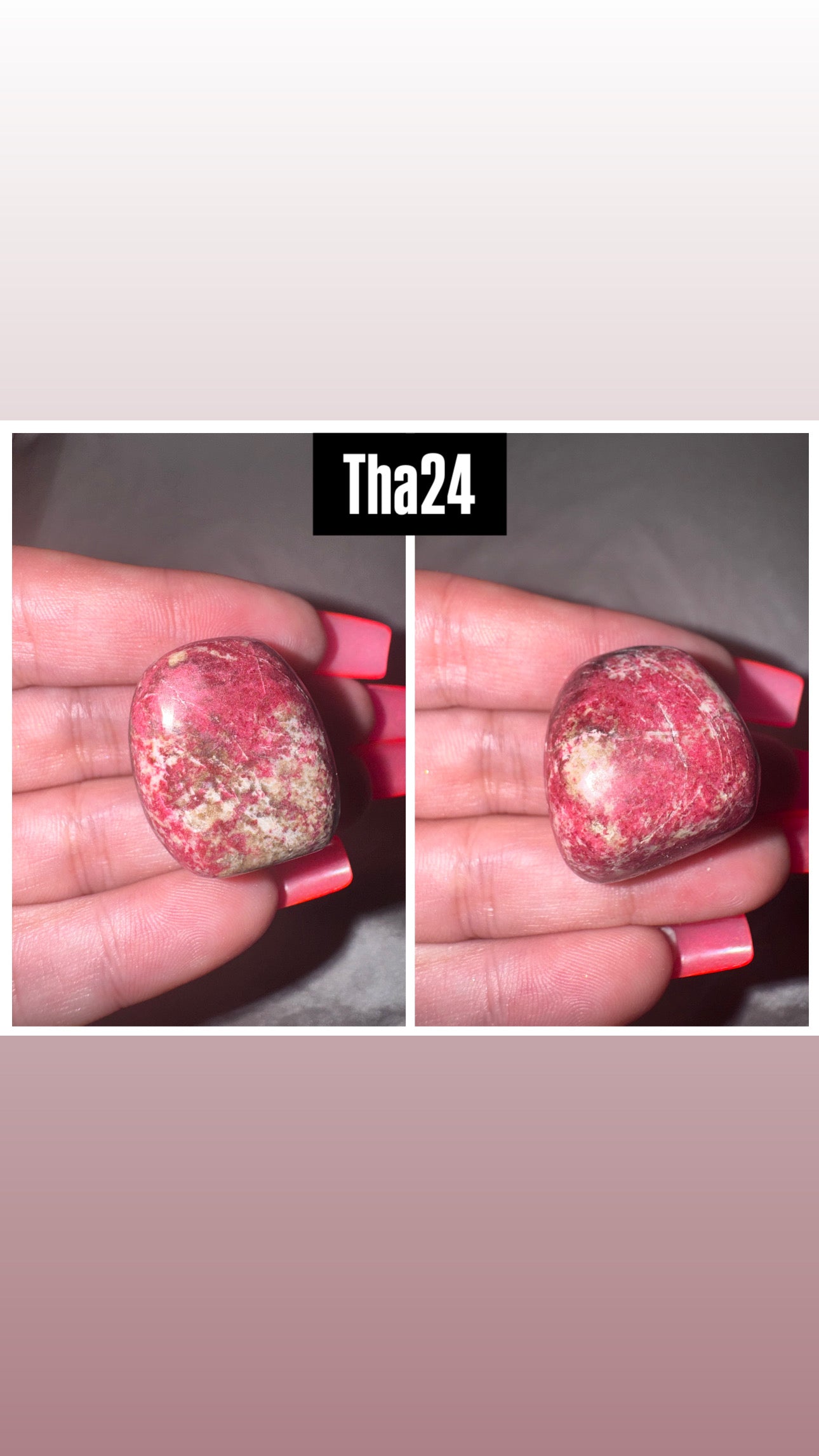 Thulite Polished Piece