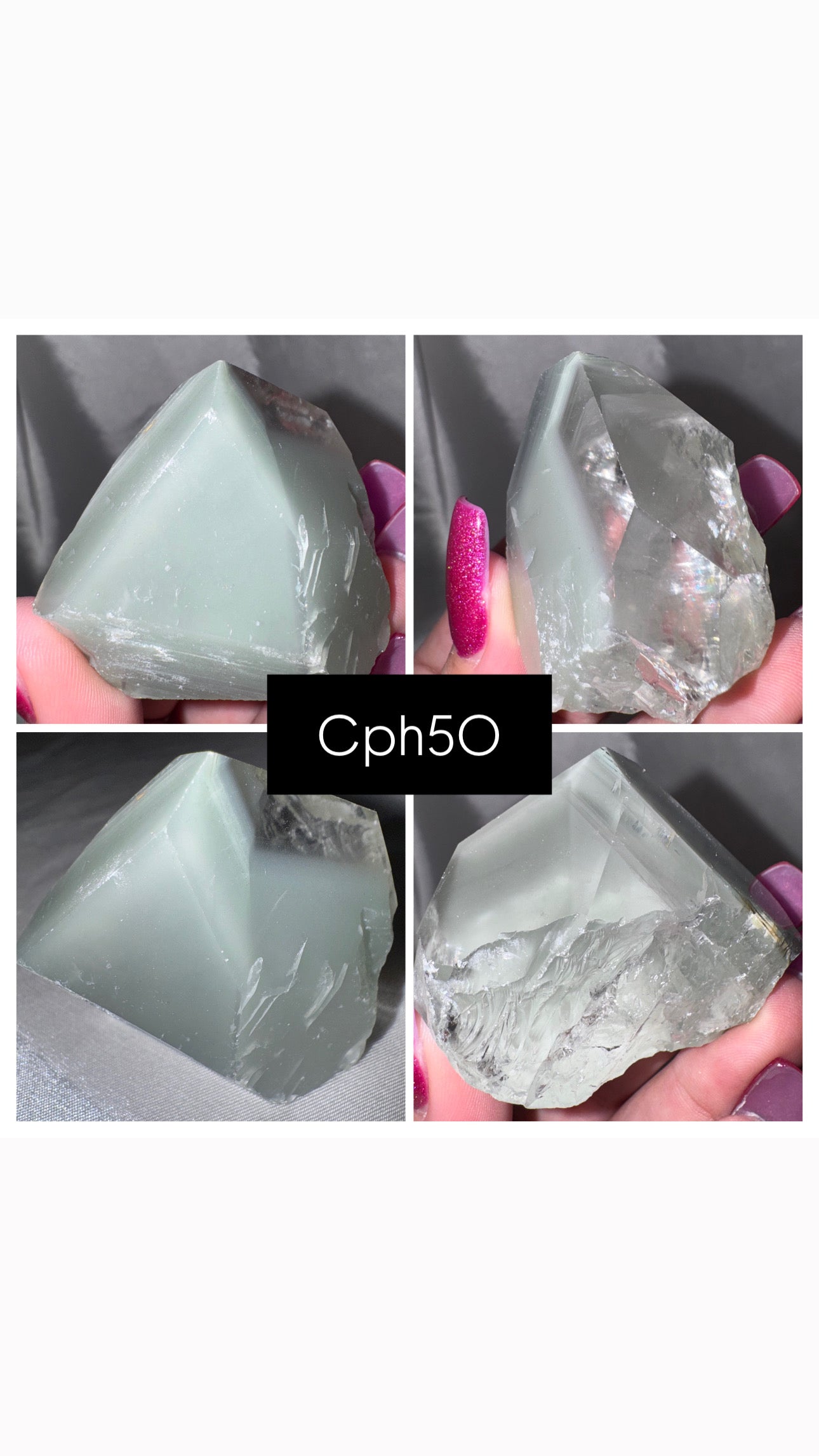 Chlorite Phantom Quartz AAA Raw Tower
