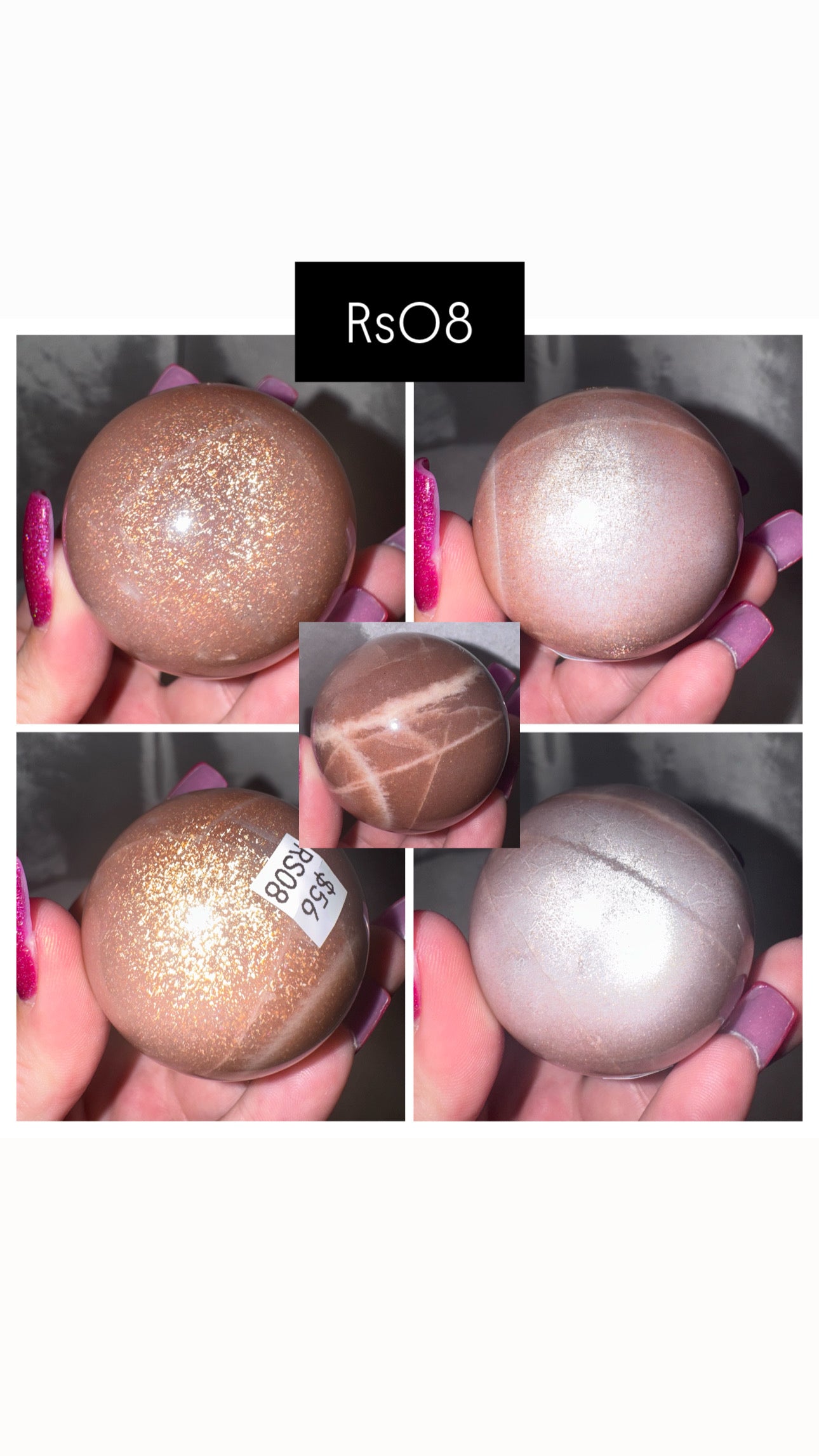 Rose Sunstone AAA Sphere