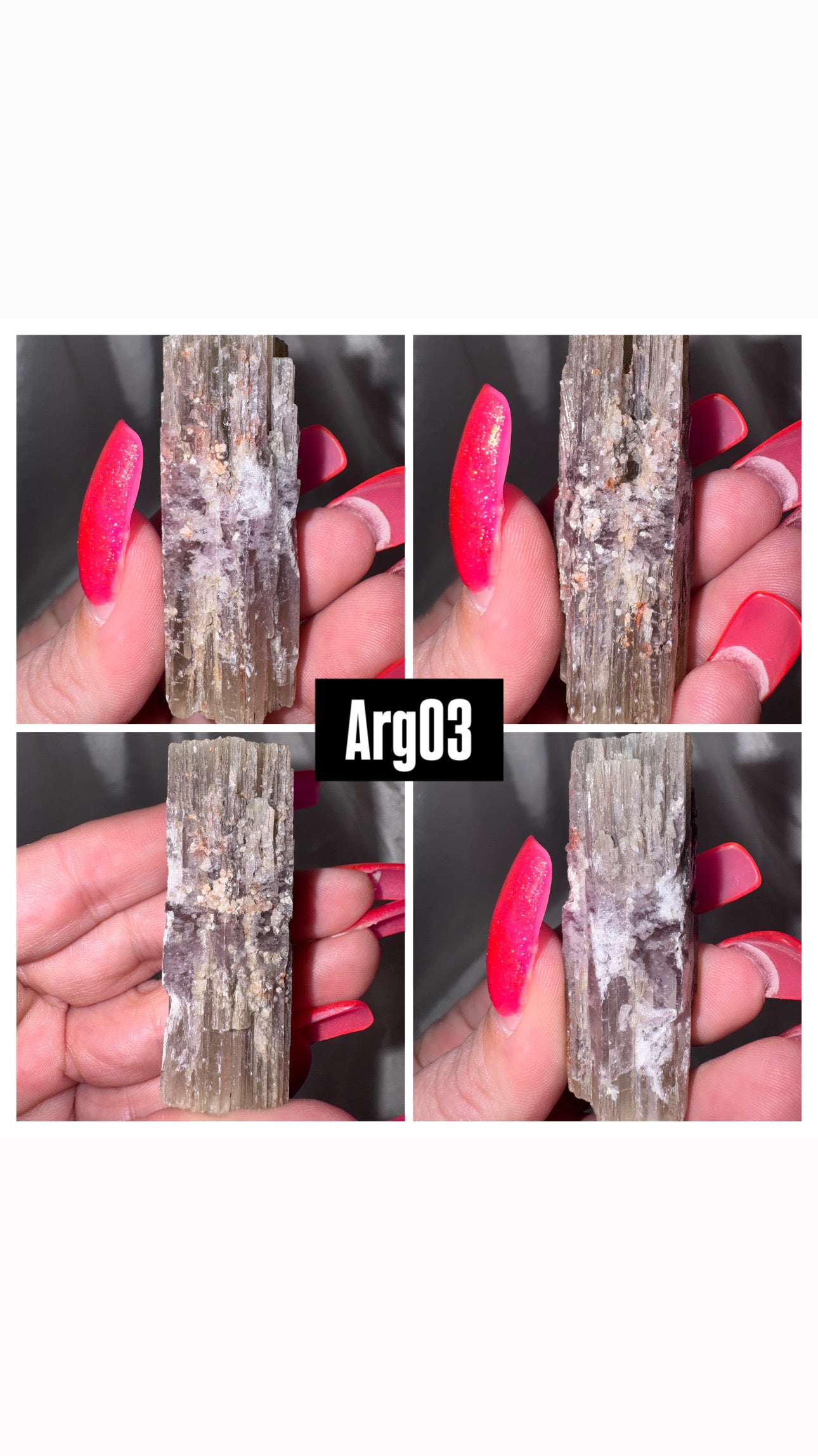 Purple Aragonite Rod
