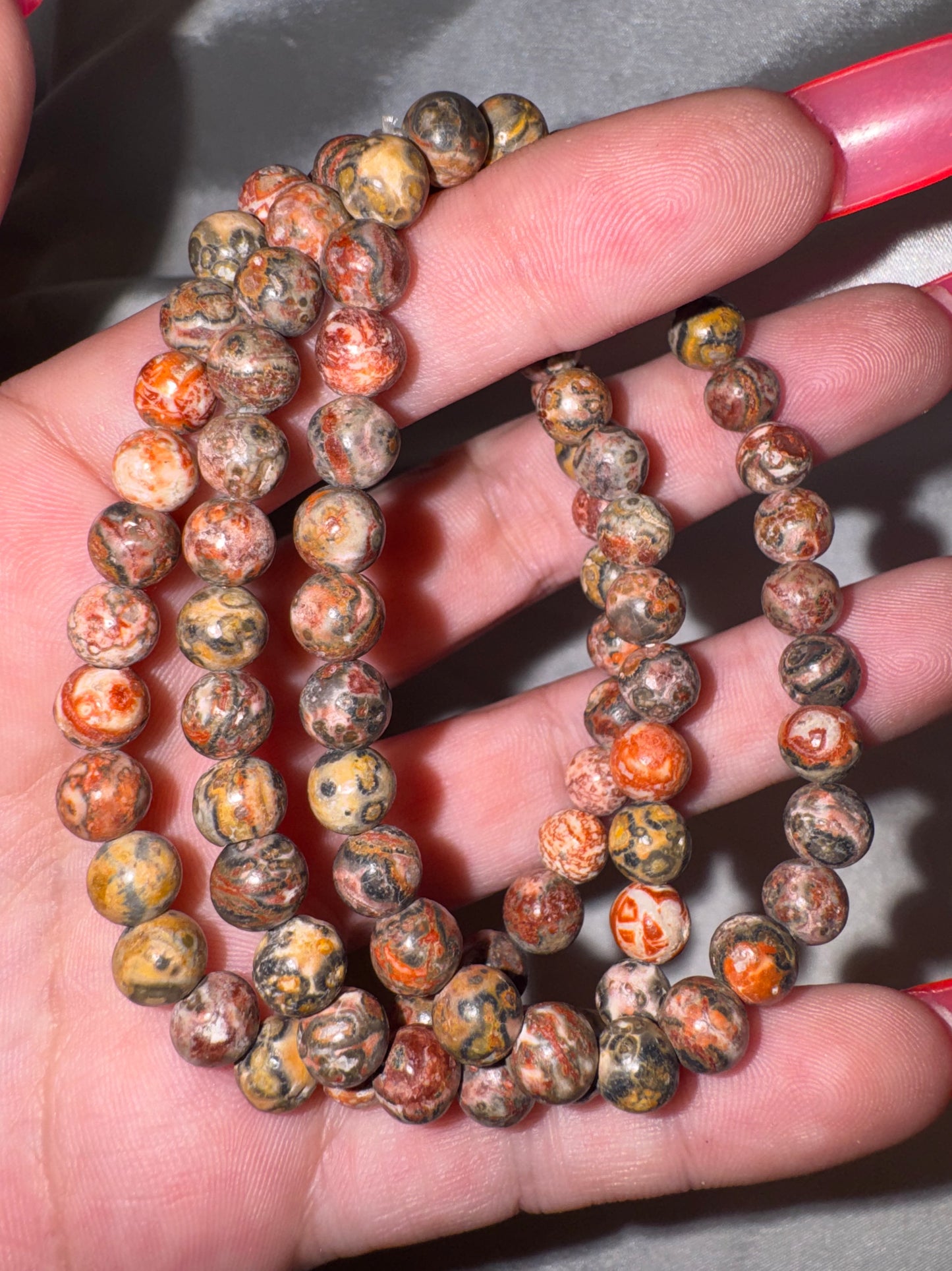 Leopard Jasper AA 6mm Bracelet