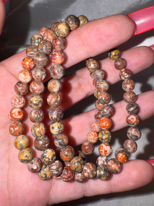 Leopard Jasper AA 6mm Bracelet