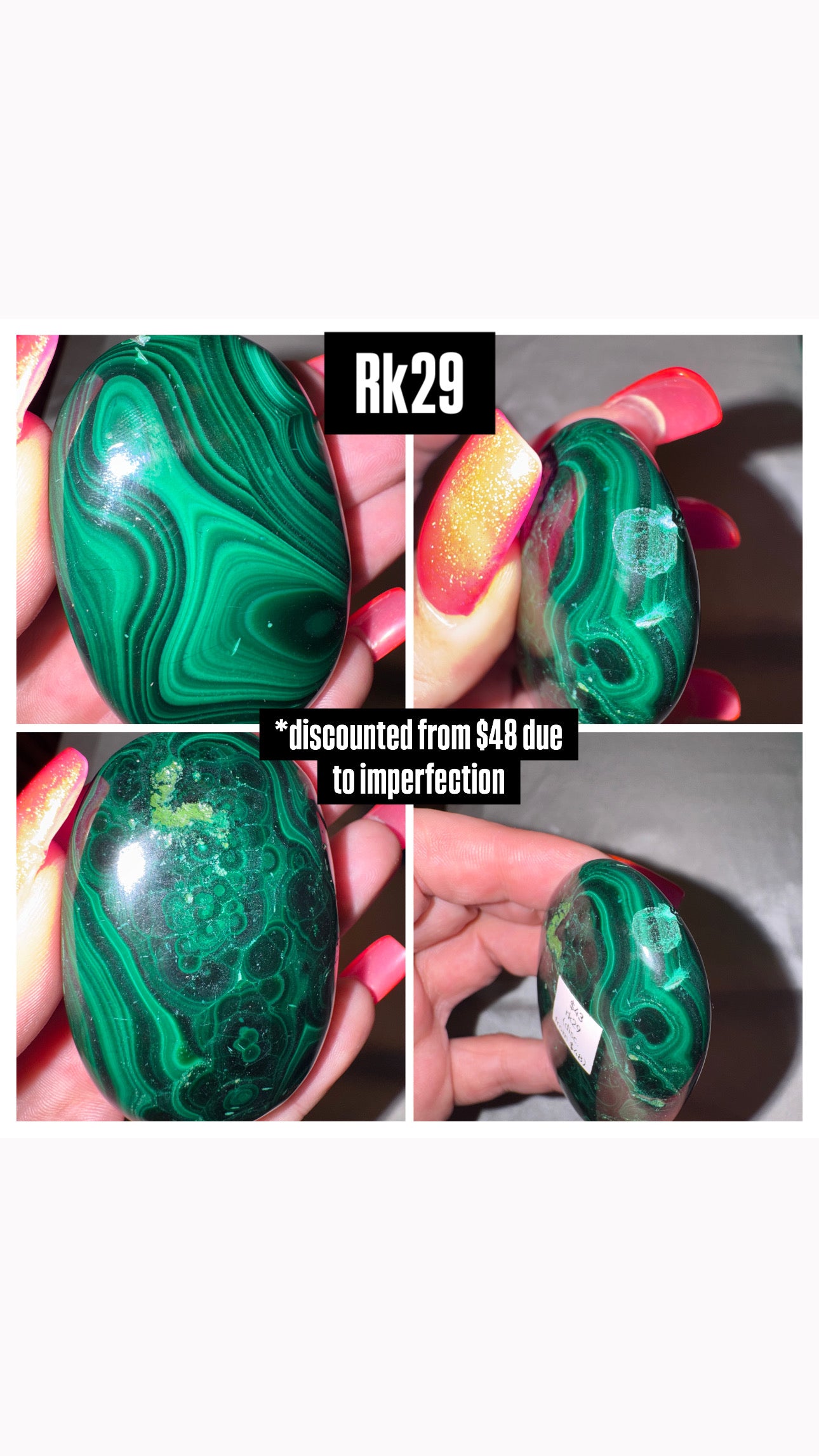 Malachite AAA Palmstone