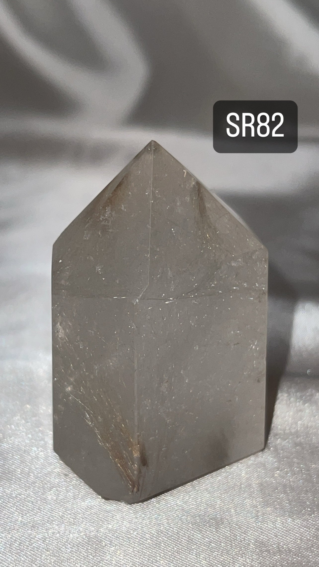 Silver Rutile Quartz AAA Tower