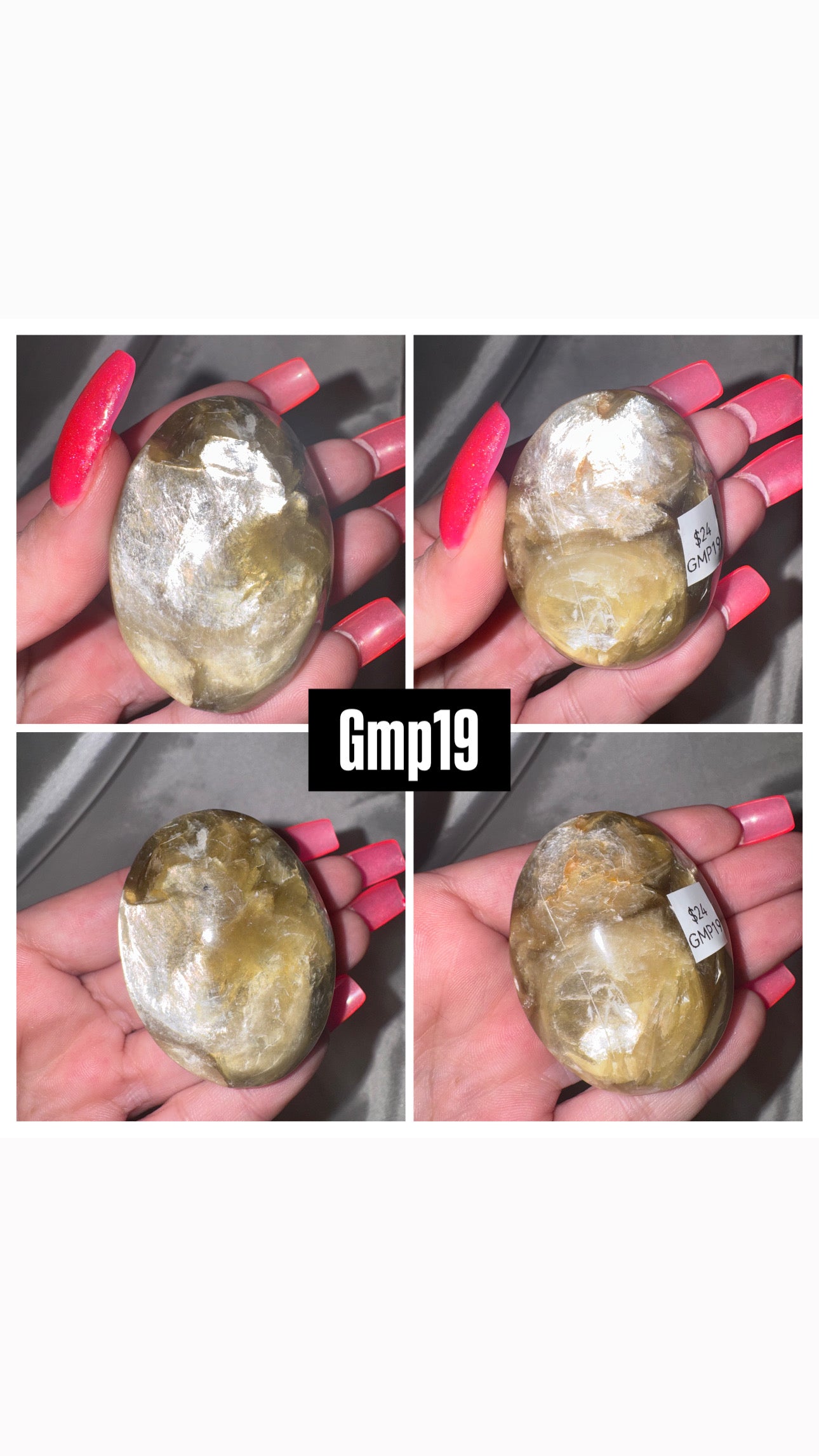 Golden Mica Muscovite Palmstone