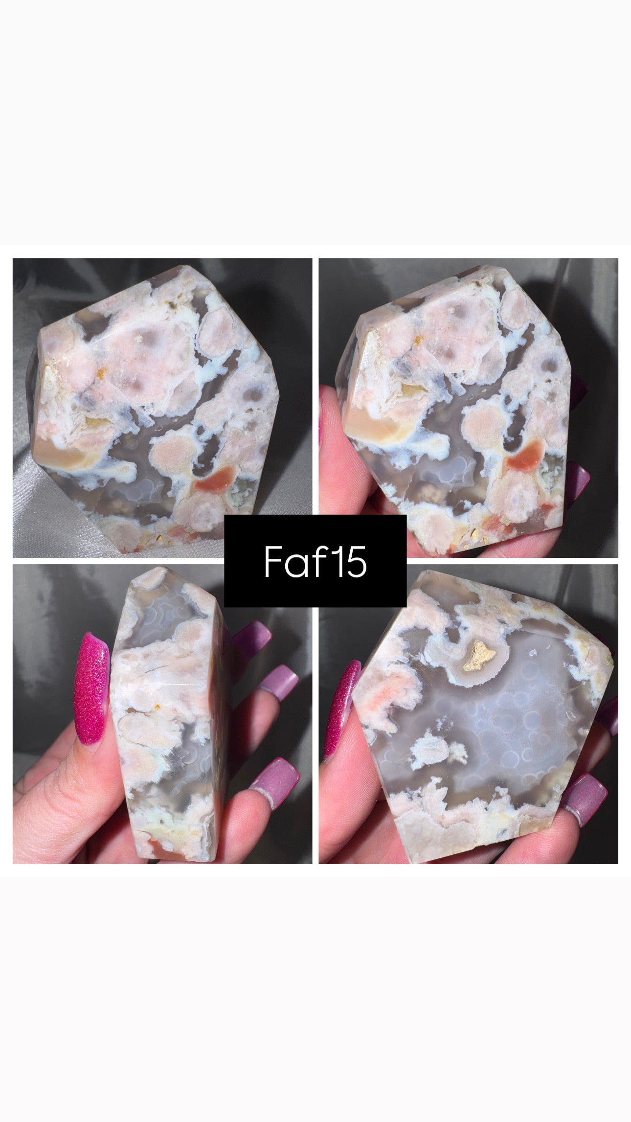 Flower Agate AA Freeform