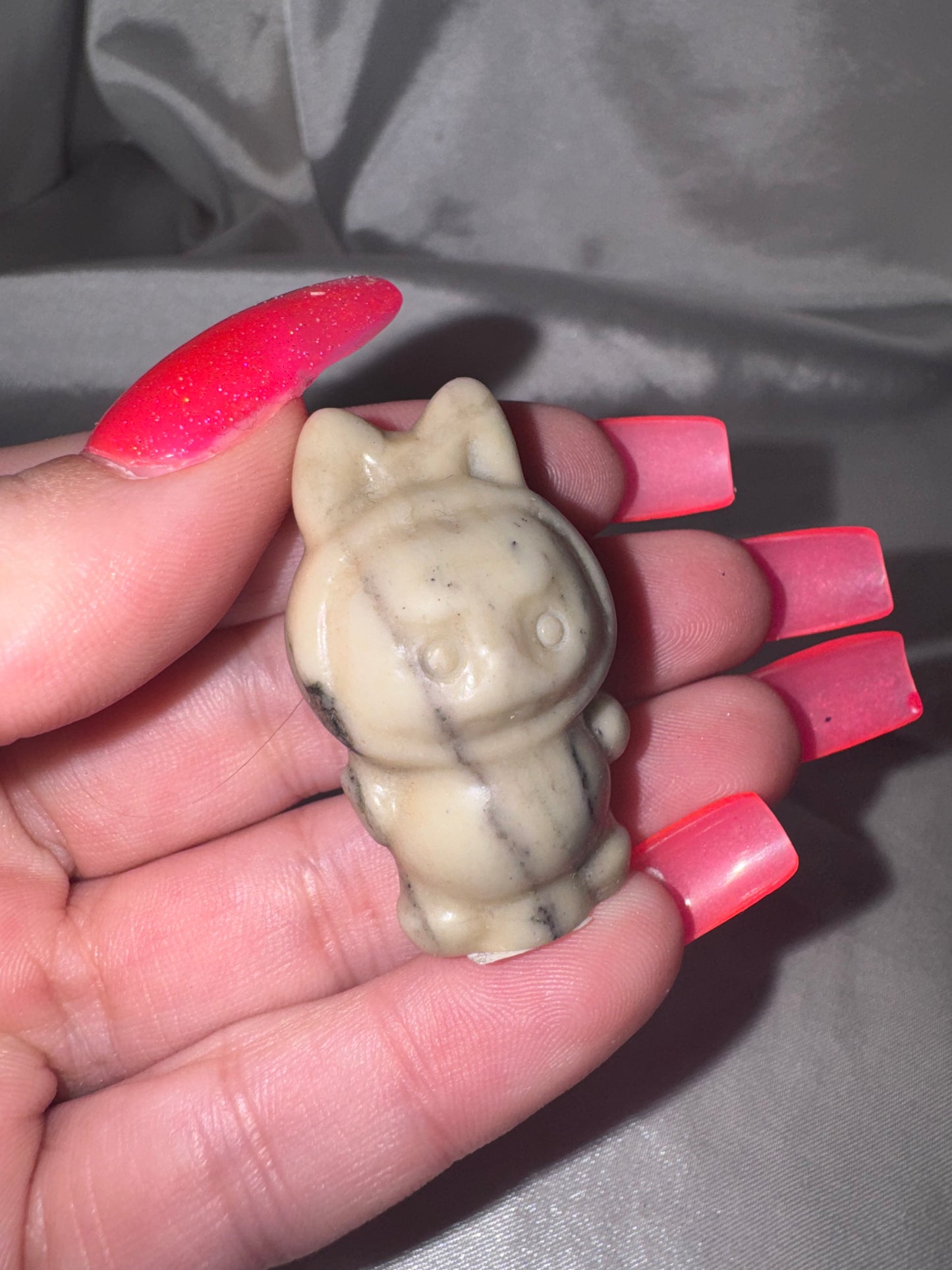 Crystal Labubu Small Carving