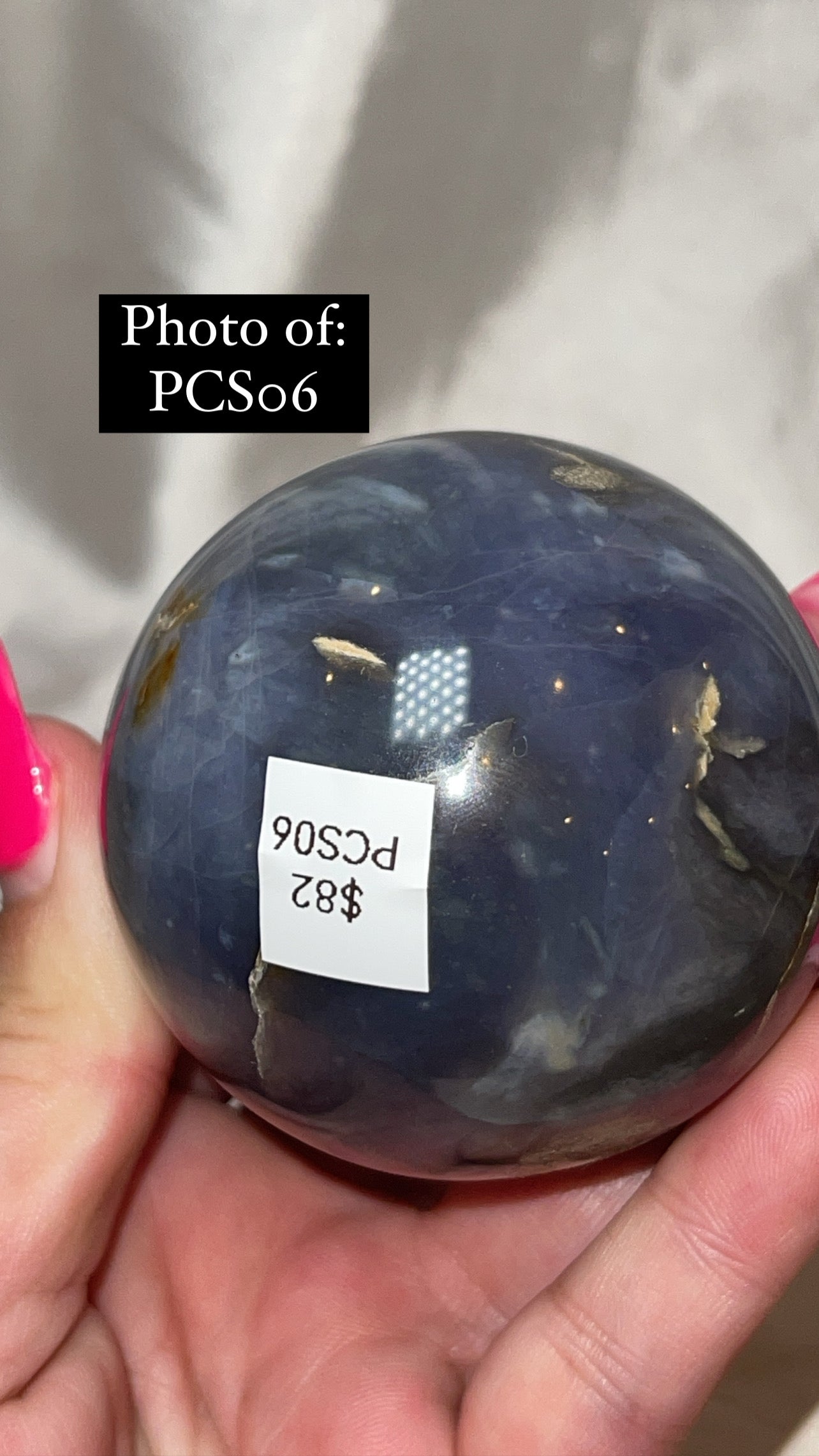 Purple Chalcedony AAA Large Sphere