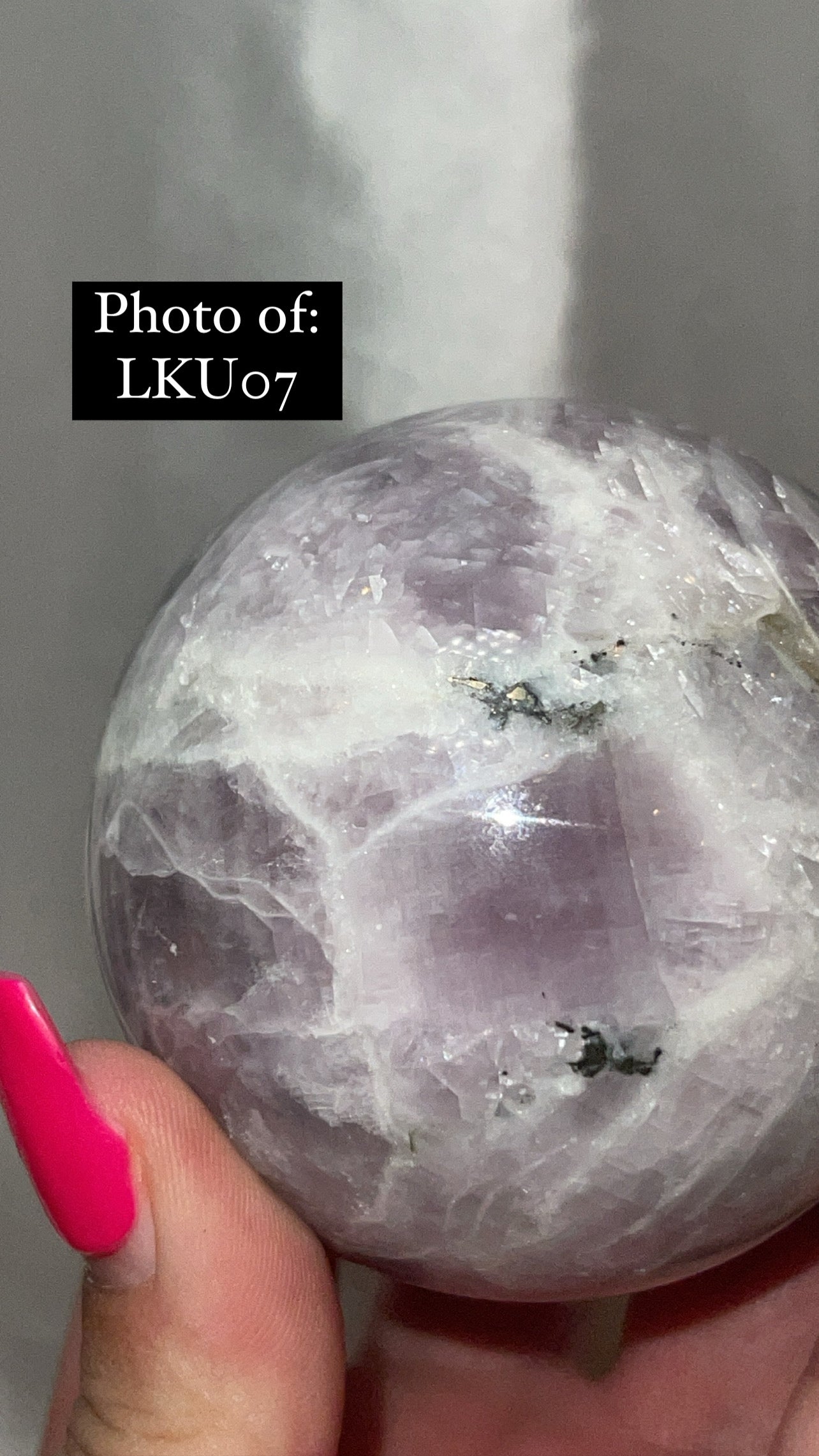 Kunzite High Grade Large Sphere