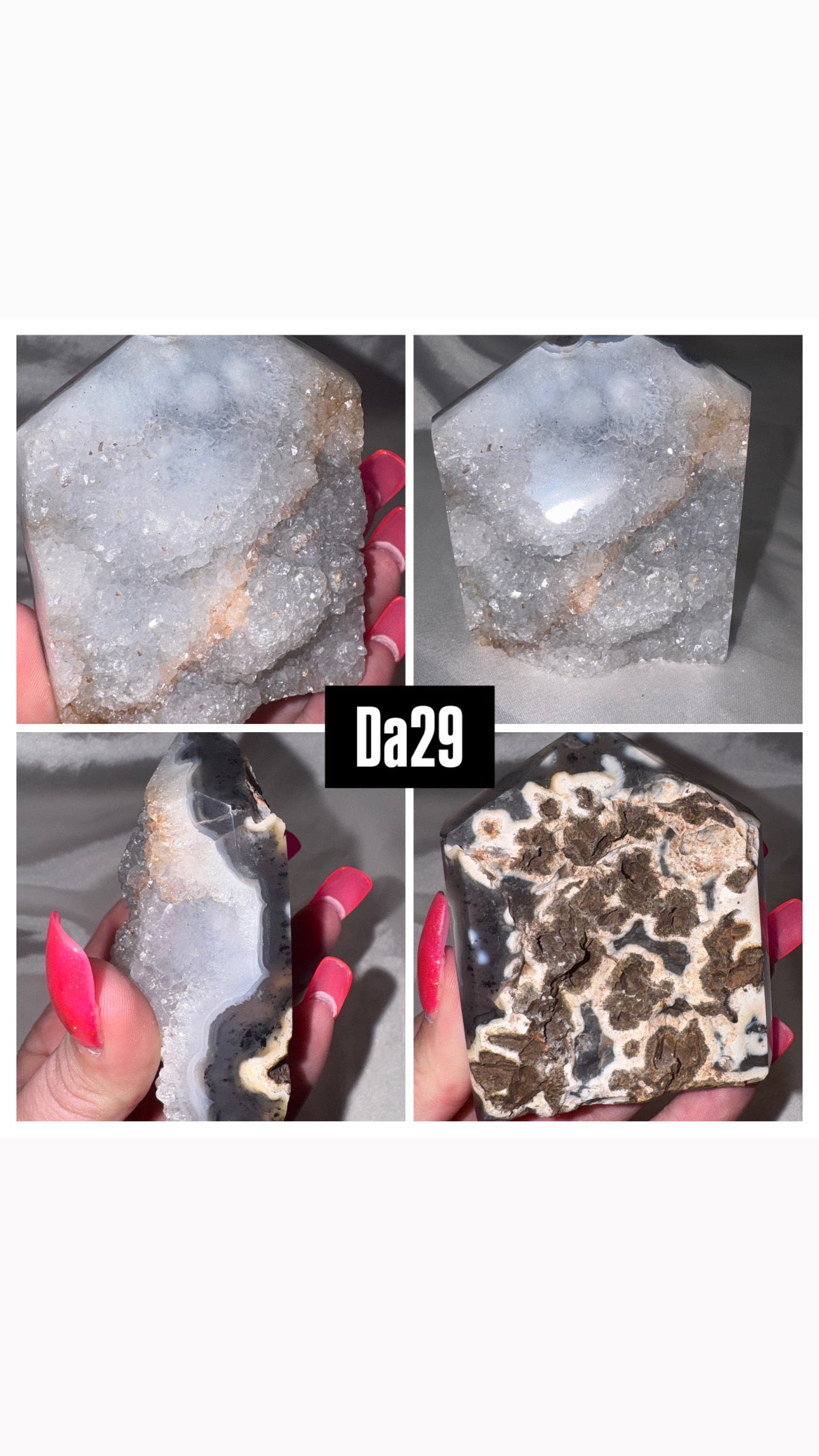 Druzy Agate Tower