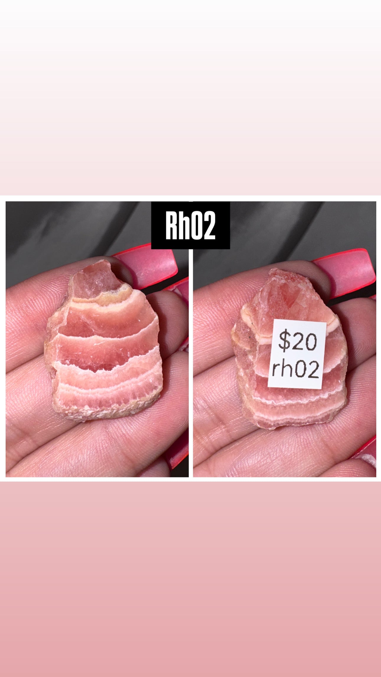 Rhodochrosite AAA Slab