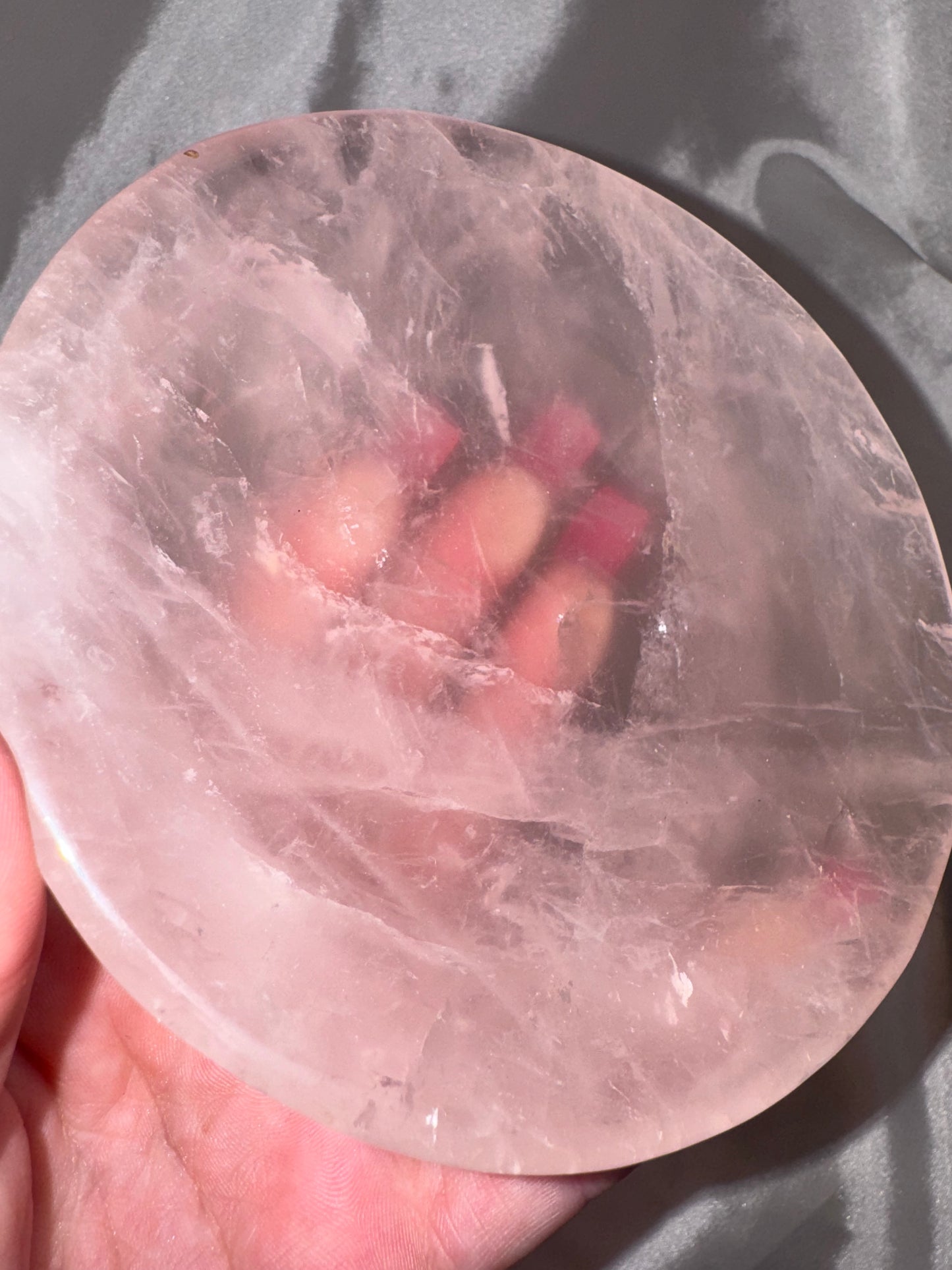 Rose Quartz AAA XL Mug, Spoon, Plate Set