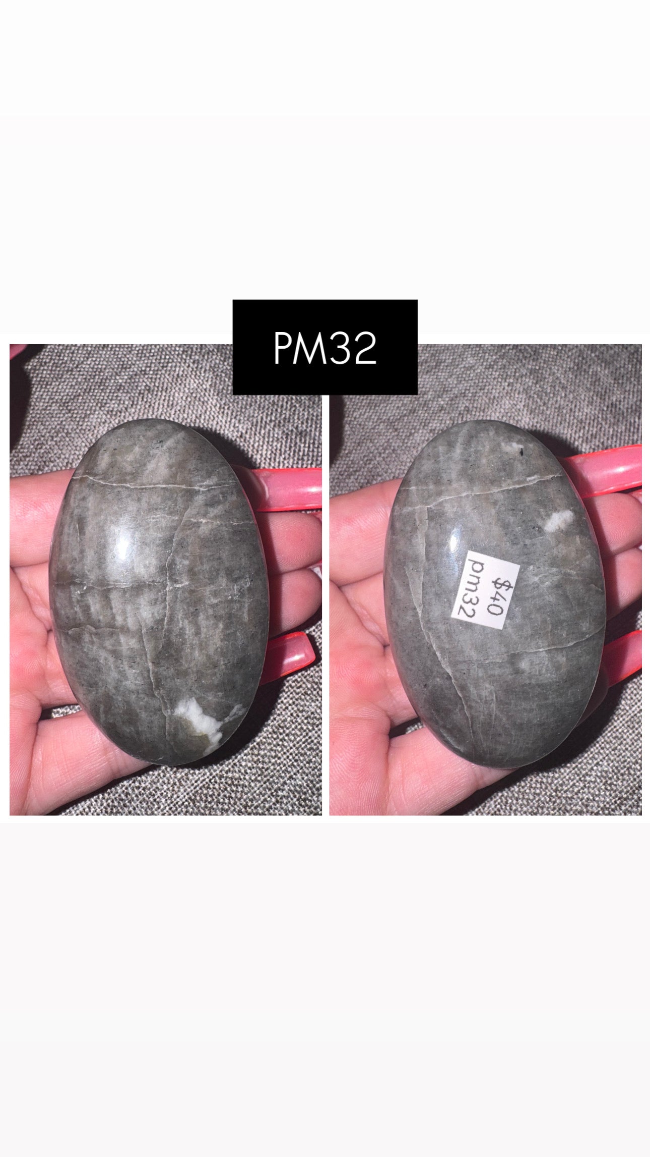 Polarity Moonstone Palmstone