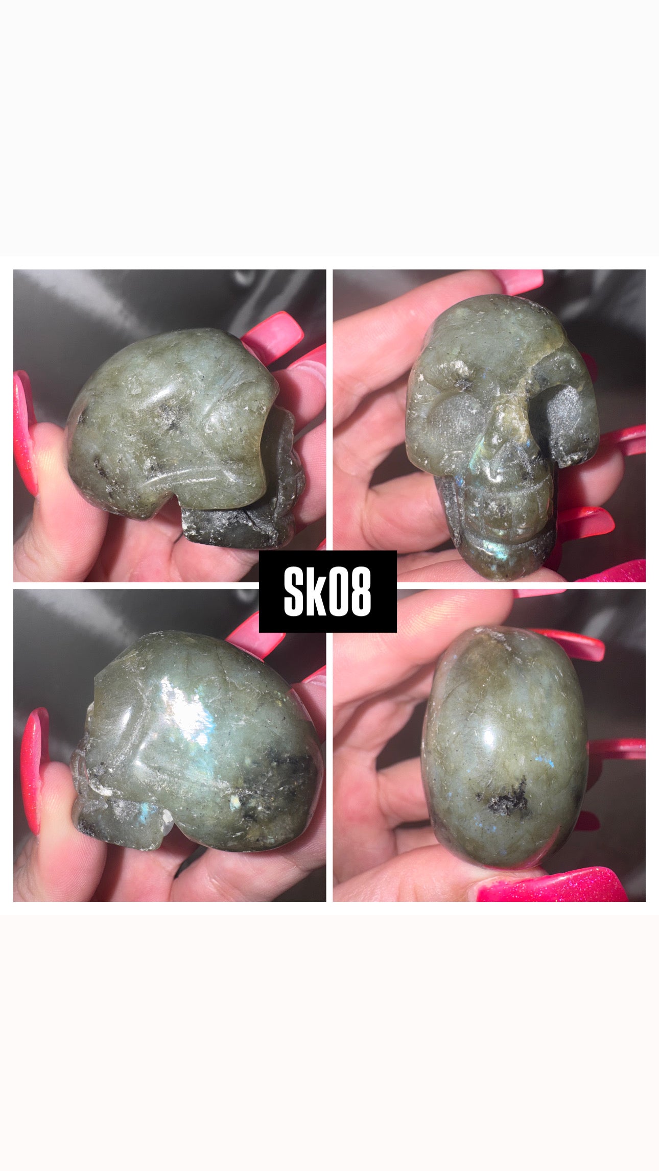 Labradorite Skull