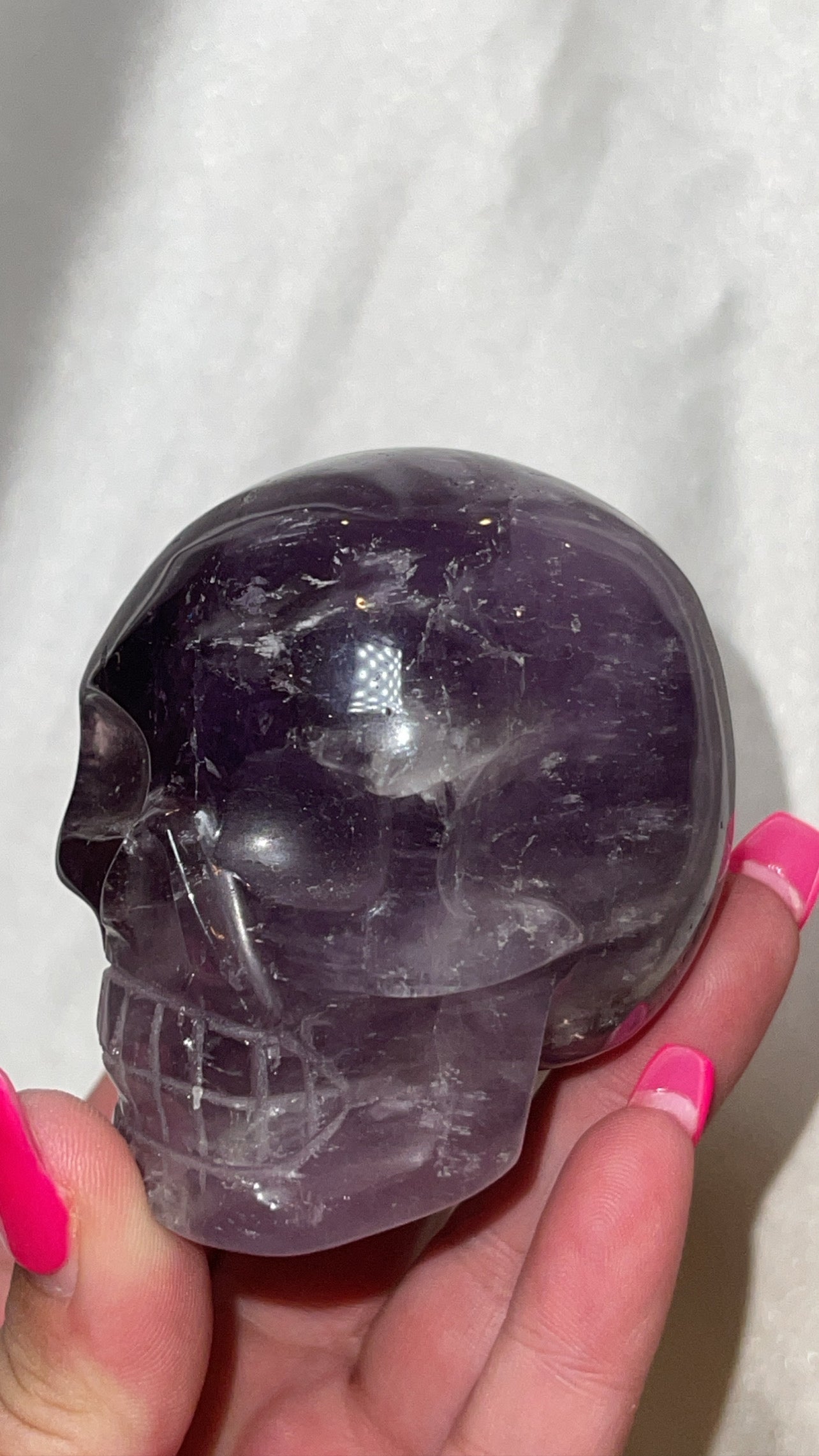 Amethyst AA Master Carved Skull