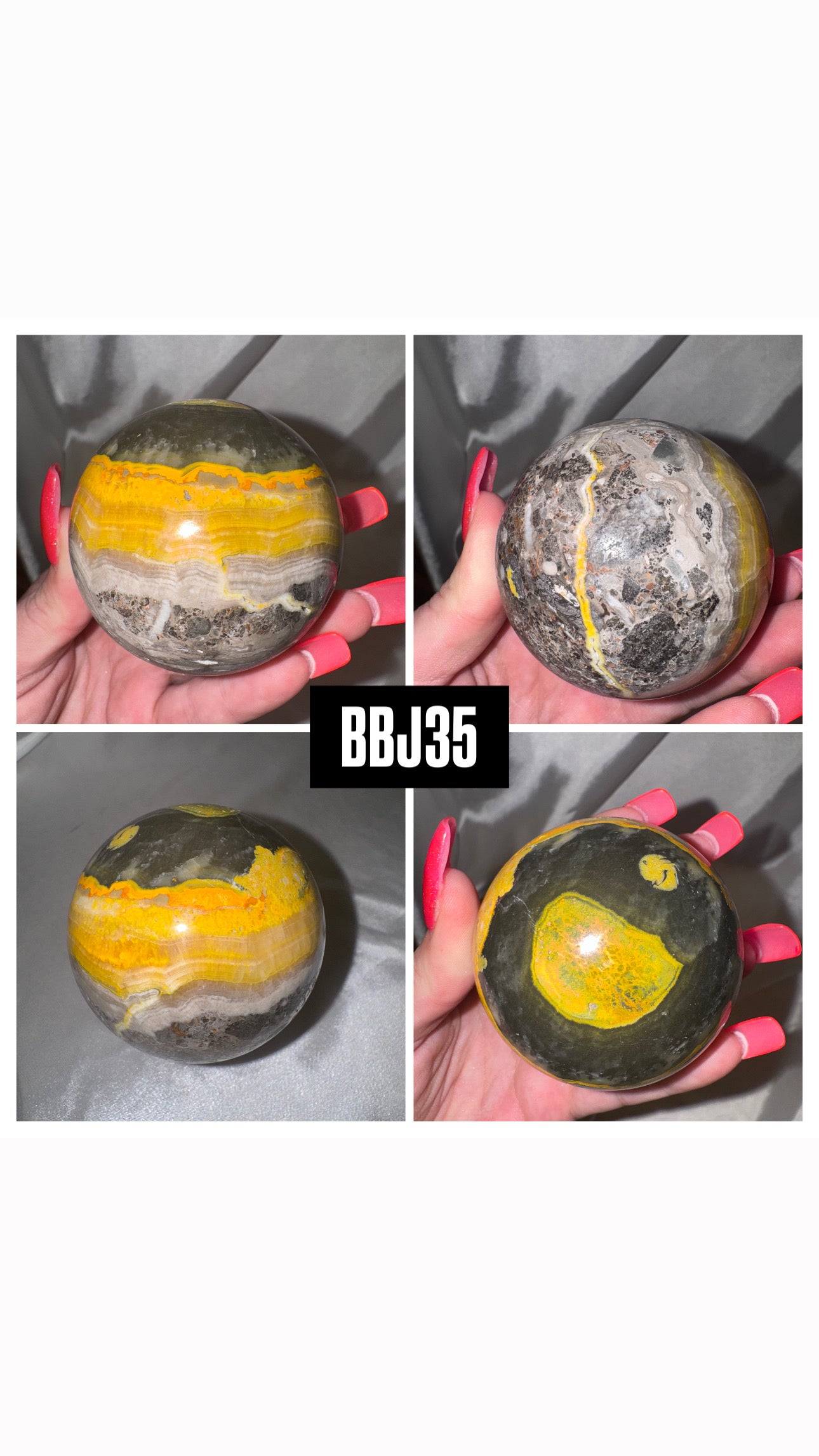 Bumblebee Jasper AAA Large Sphere