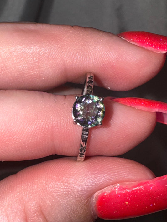 Mystic Topaz Adjustable Ring (last one!)