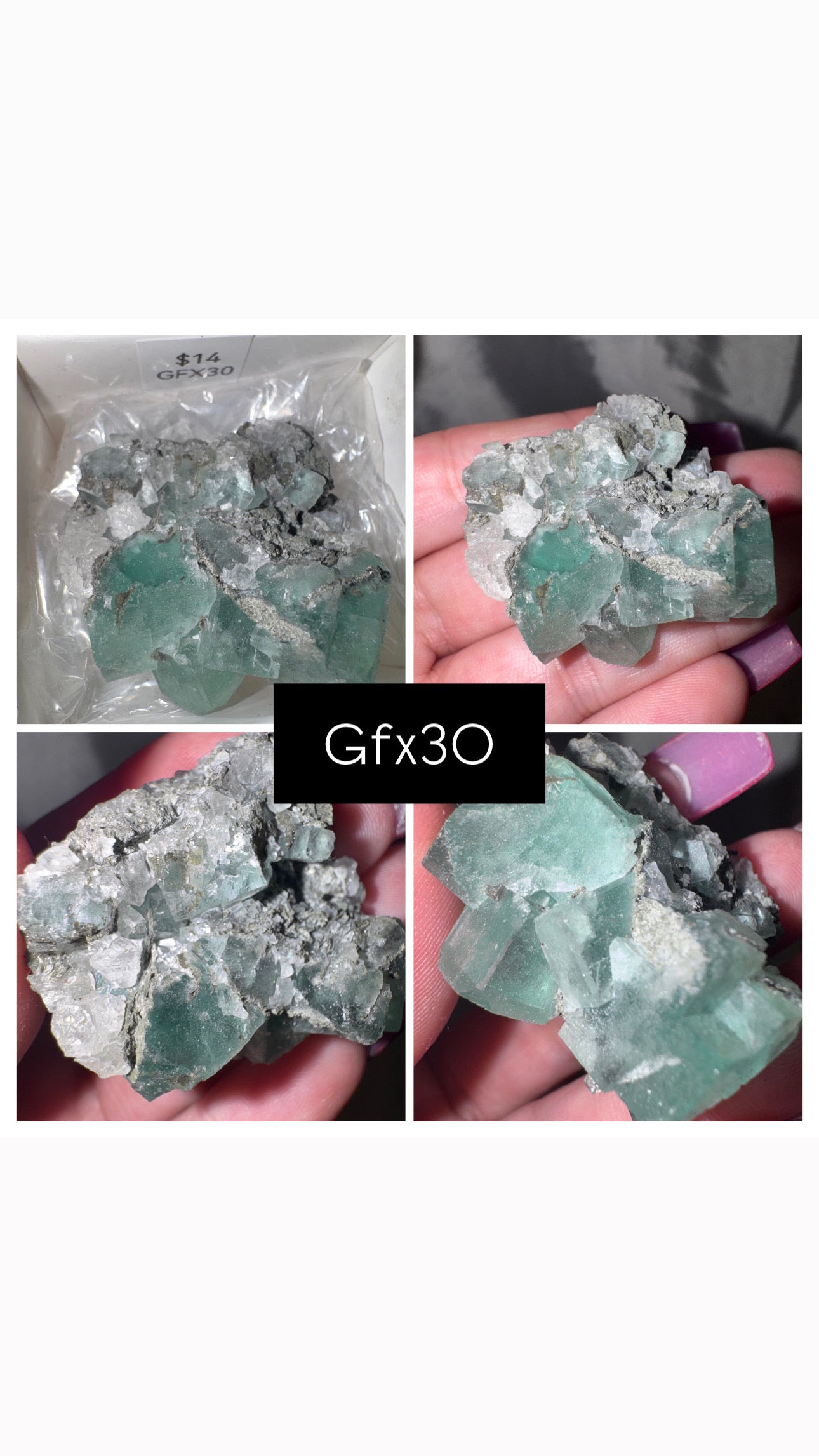 Green Cubic Fluorite Specimen