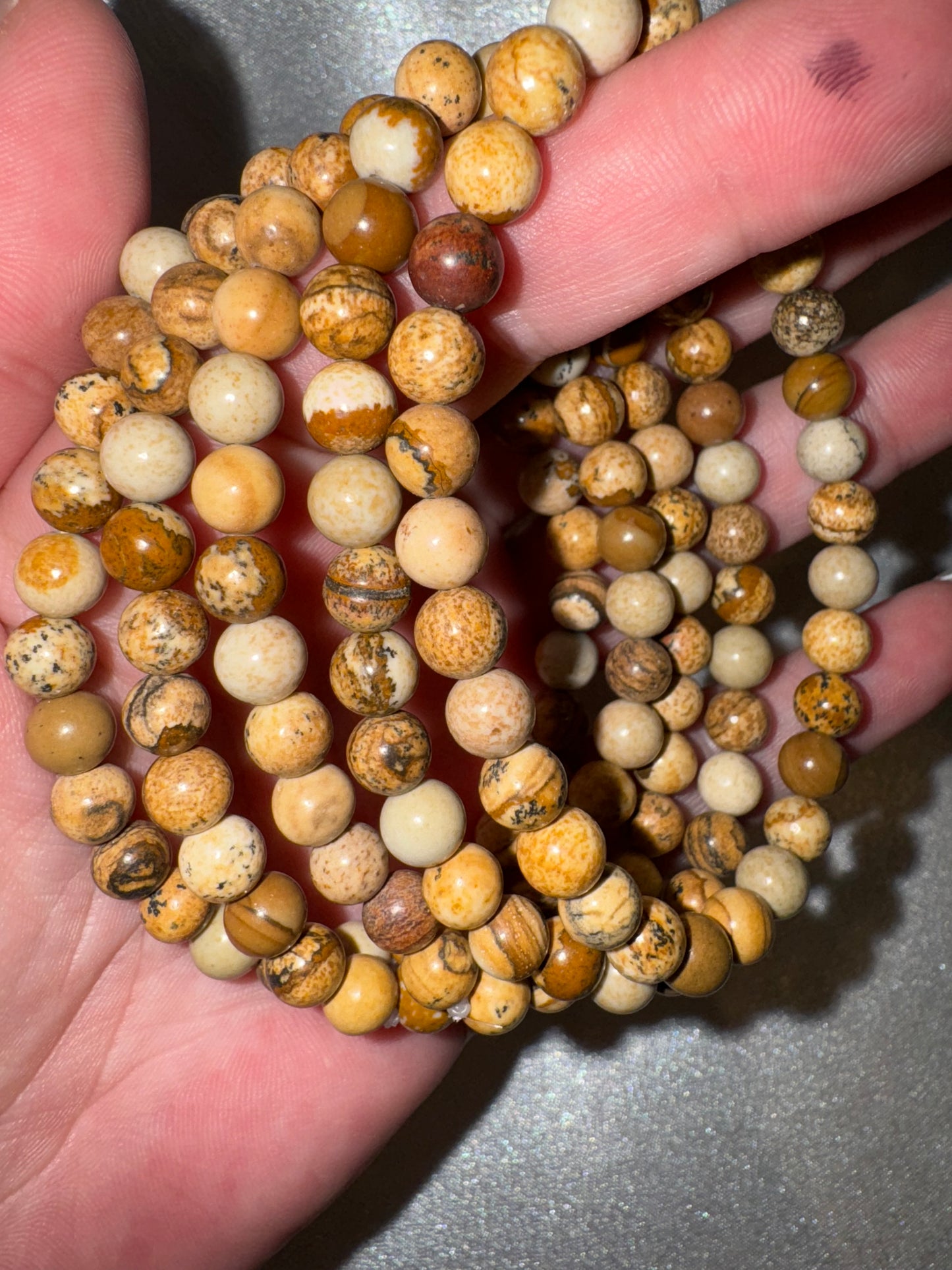 Picture Jasper Bracelet 6mm