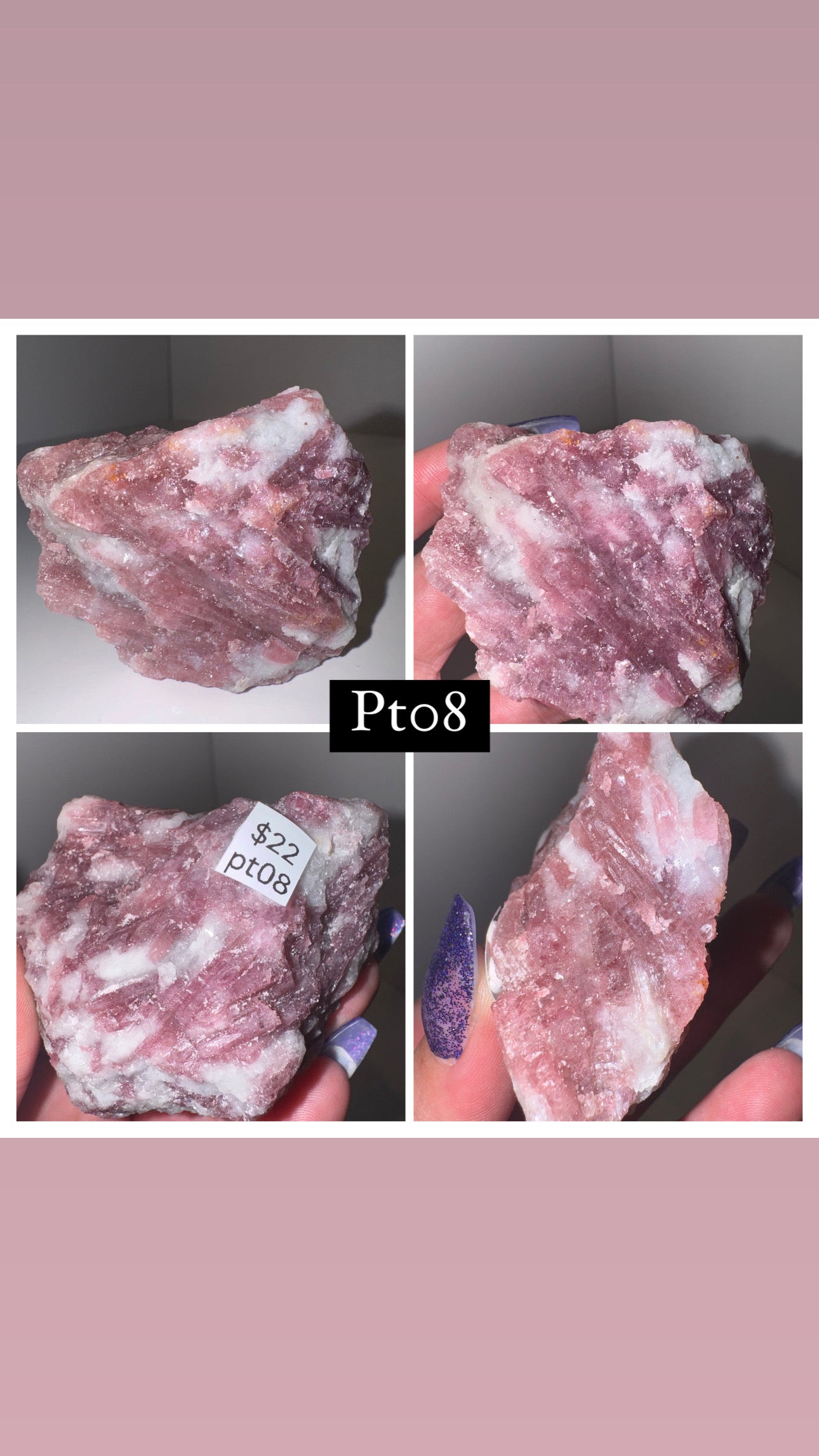 Pink Tourmaline in Albite Matrix